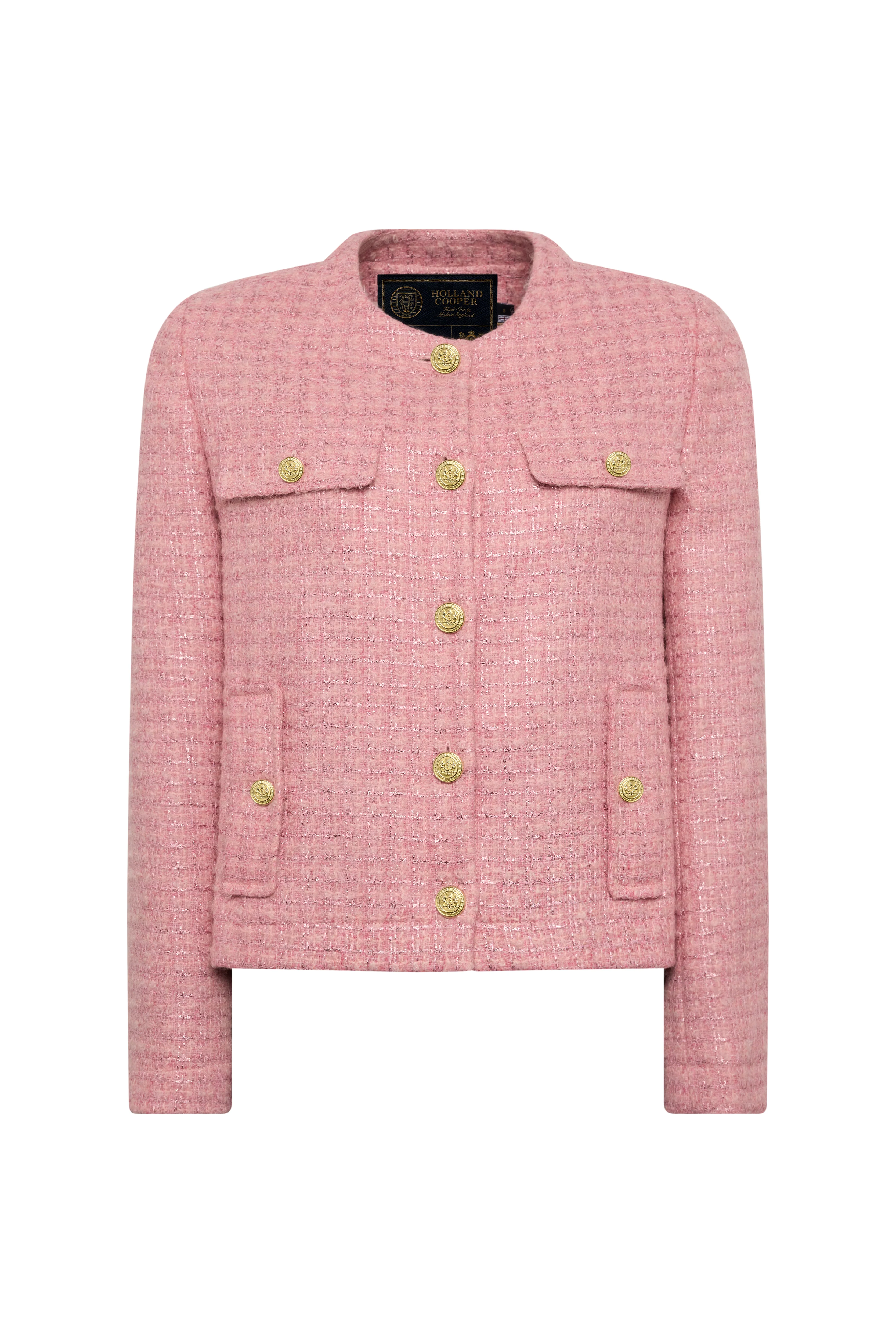 Chelsea Jacket (Rose Sparkle Boucle) - Image 6