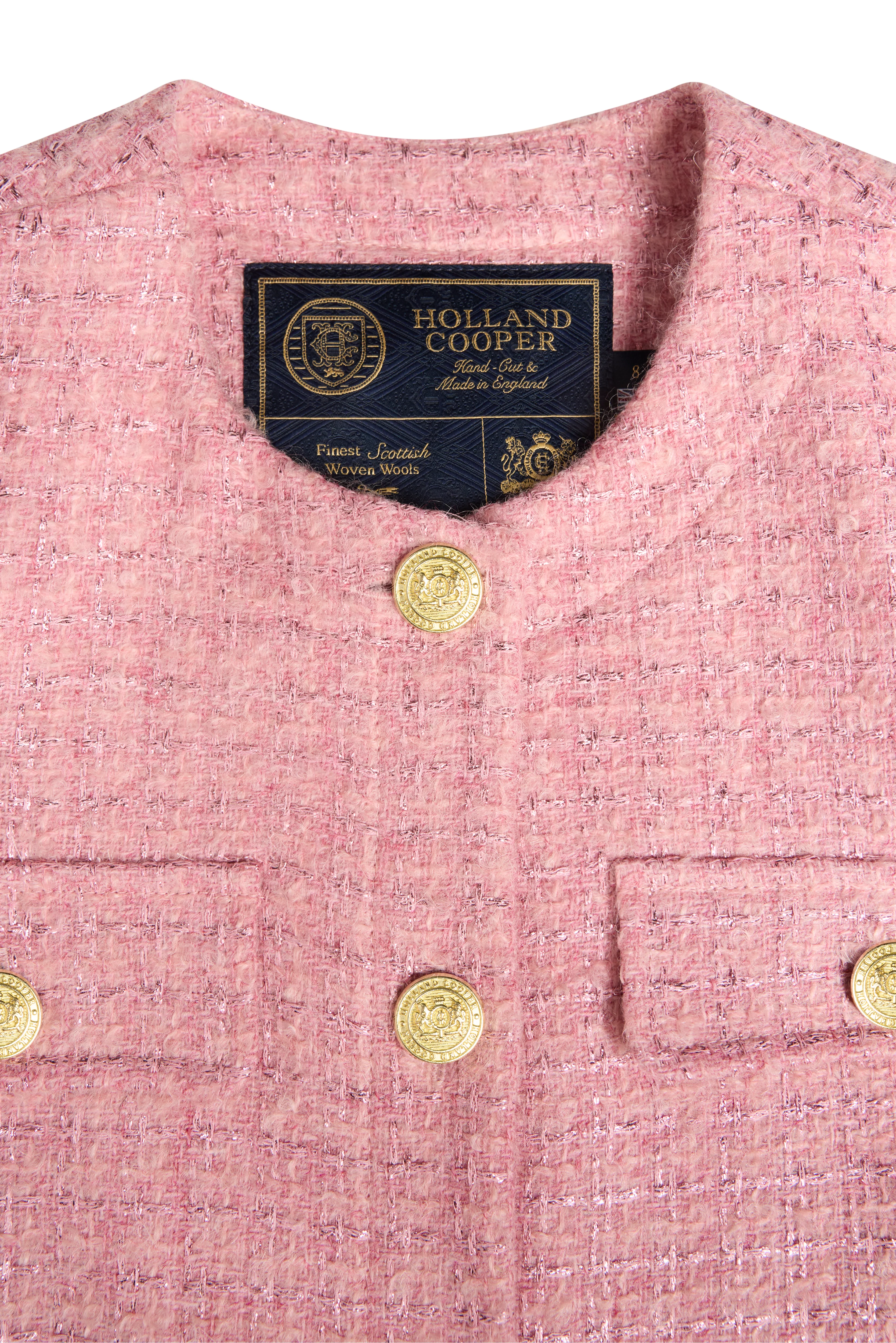 Chelsea Jacket (Rose Sparkle Boucle) - Image 8