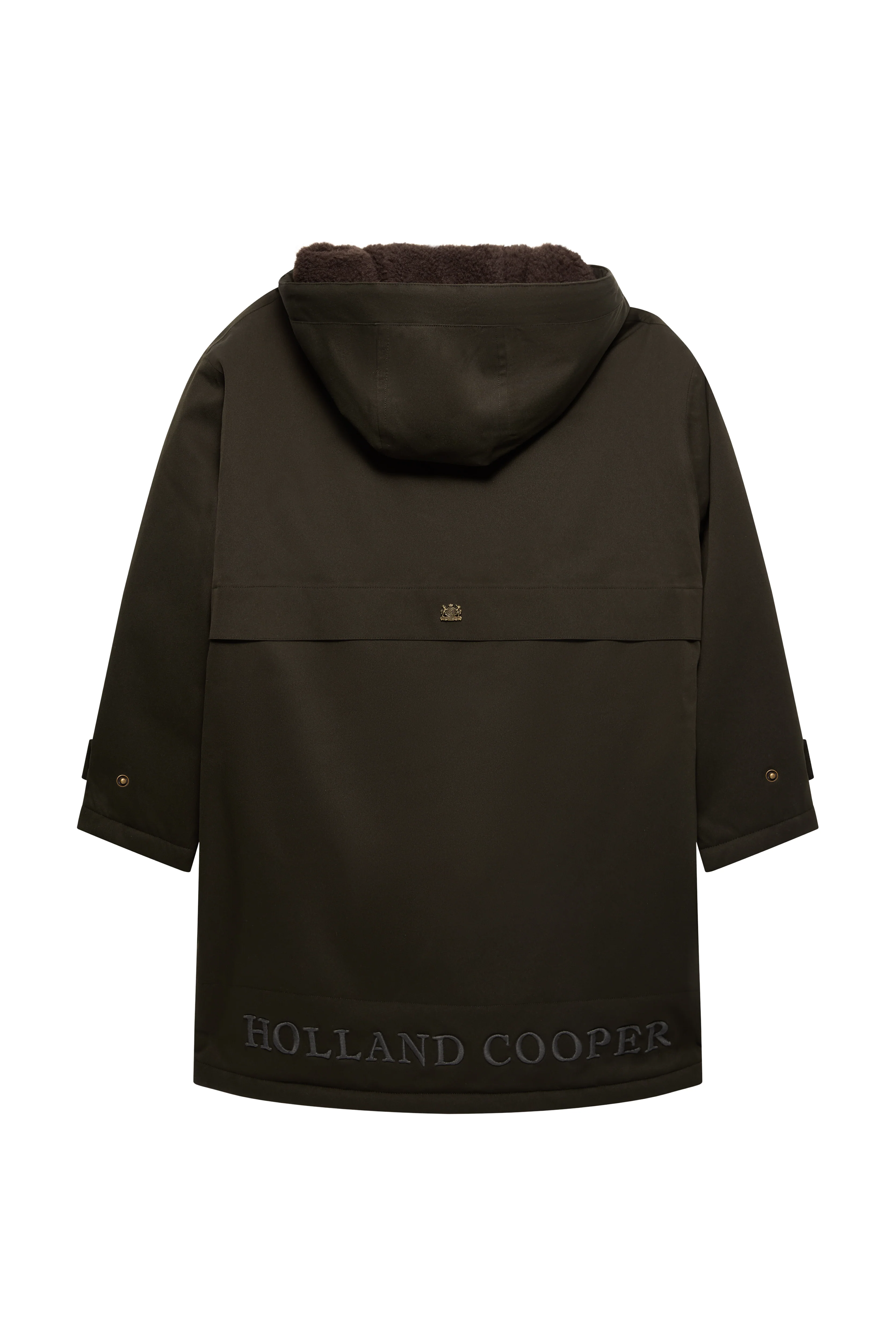 Children's Oversized Waterproof Coat (Khaki) - Image 3