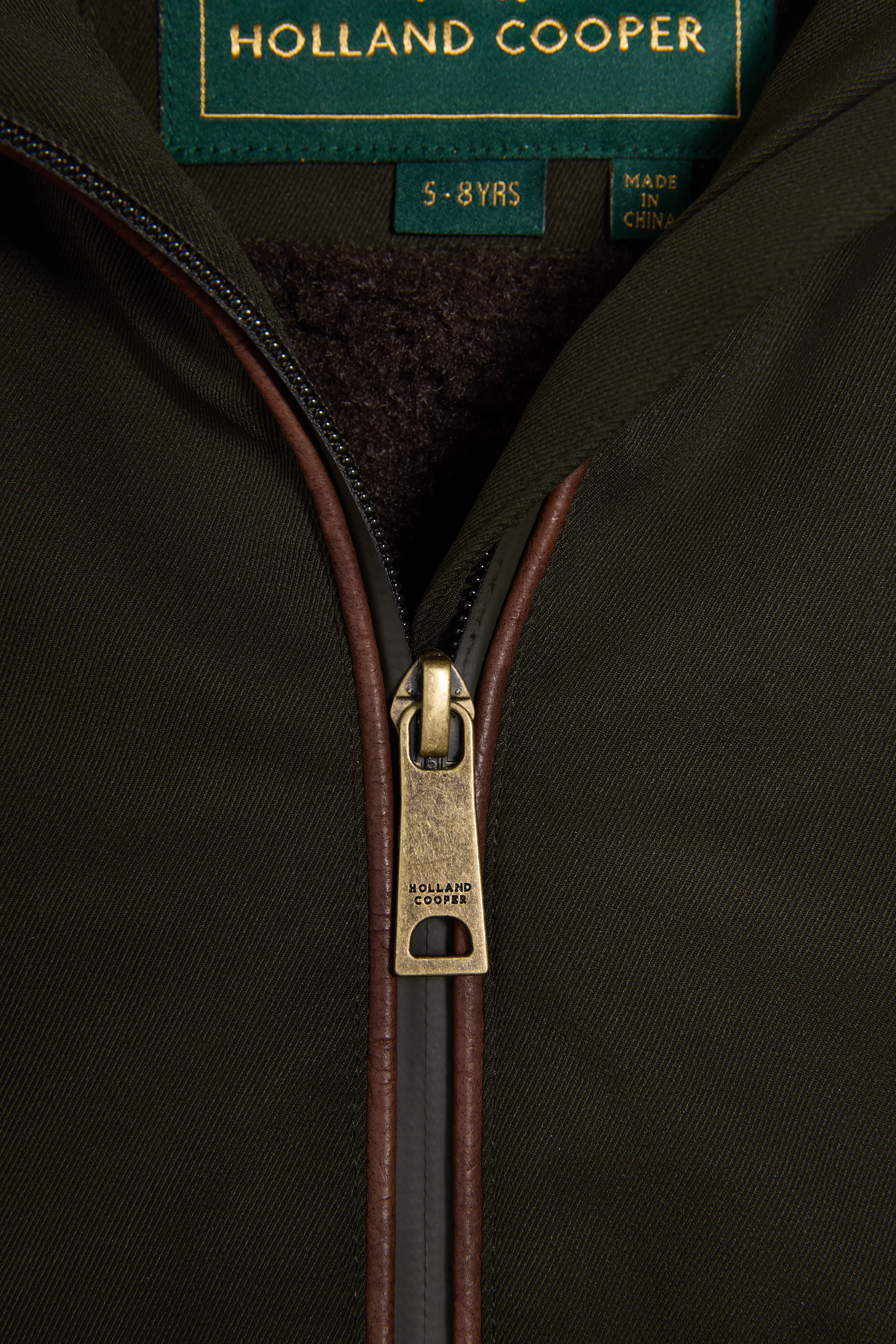 Children's Oversized Waterproof Coat (Khaki) - Image 4