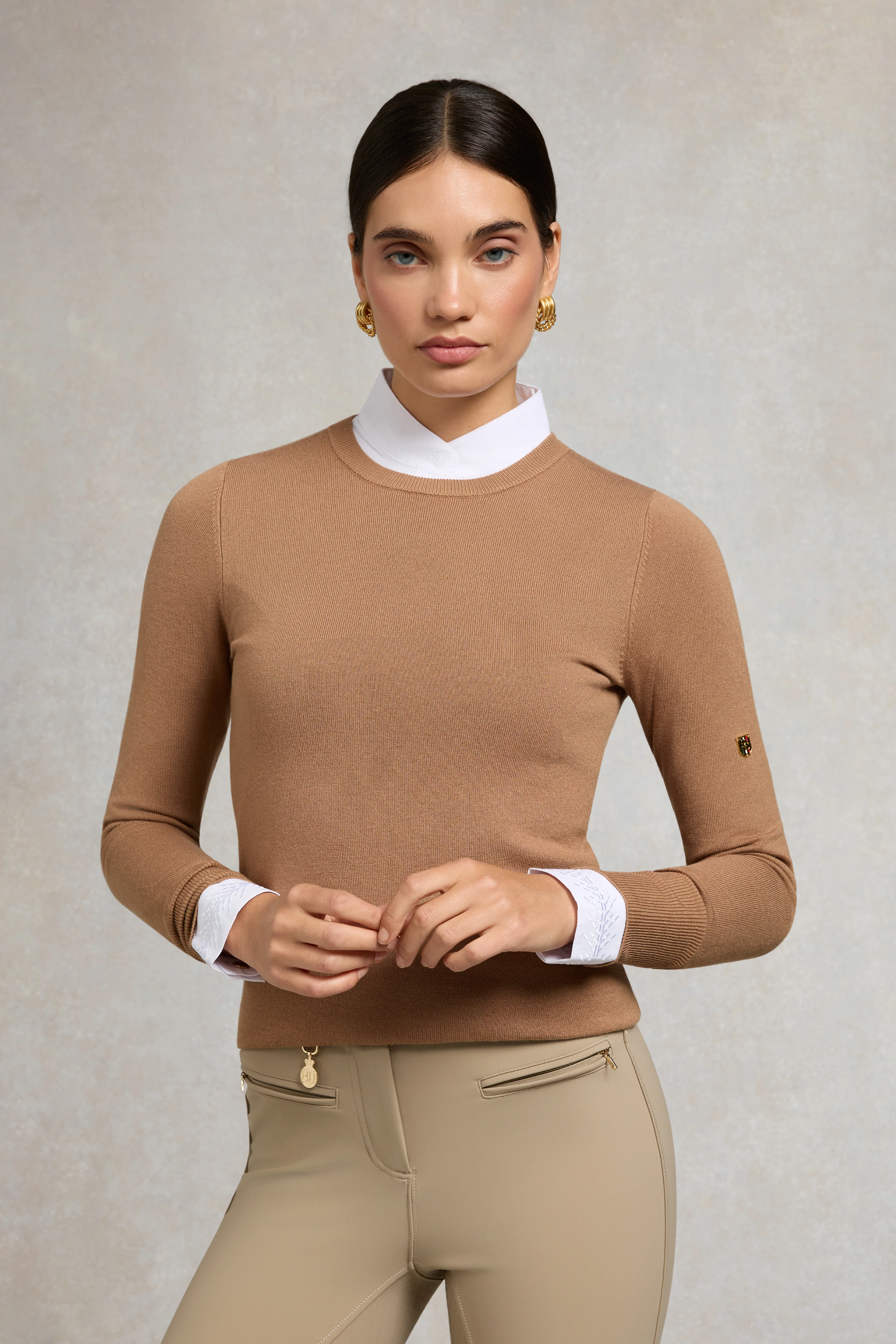 Chiltern Crew Neck Knit (Camel)