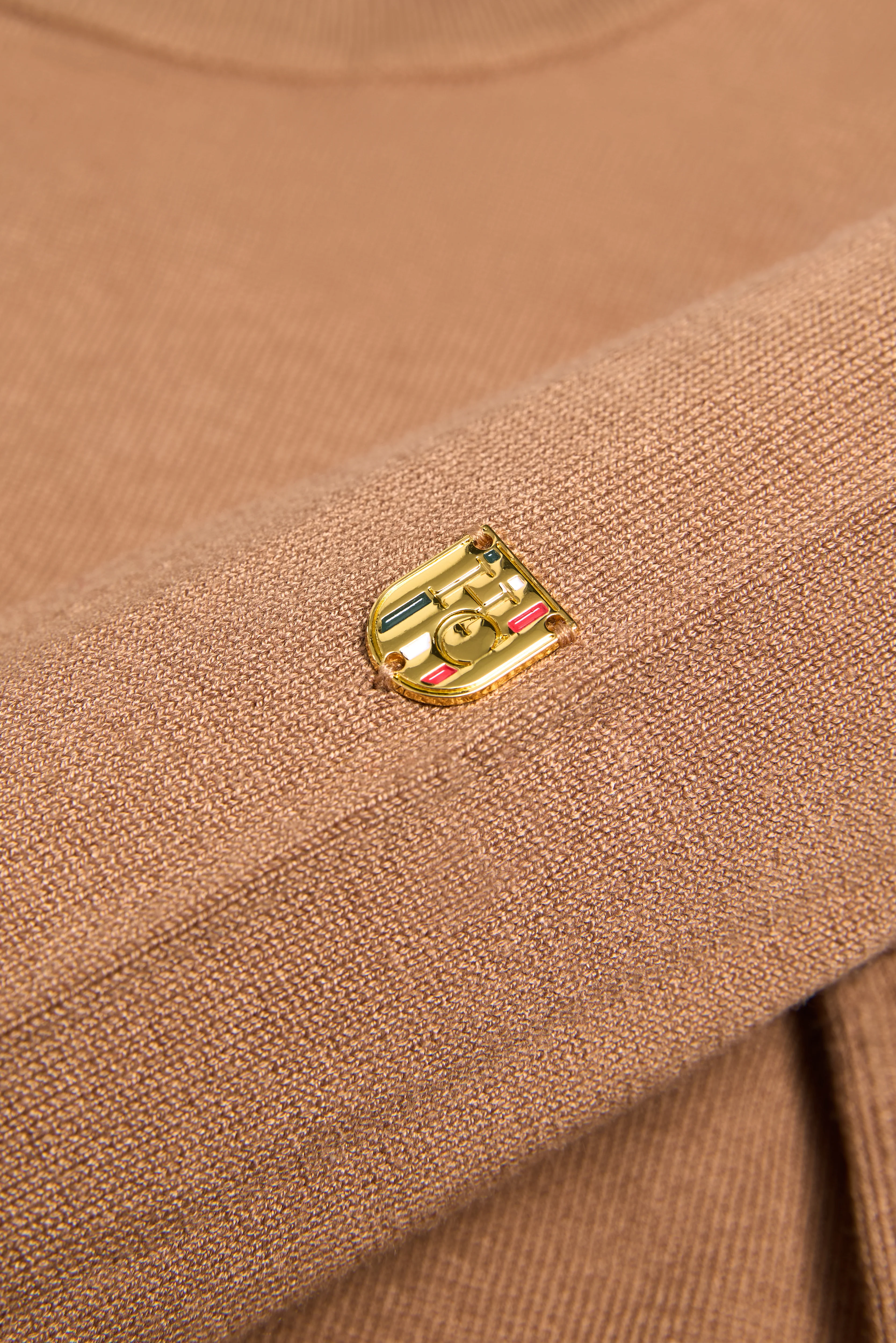 Chiltern Crew Neck Knit (Camel) - Image 7