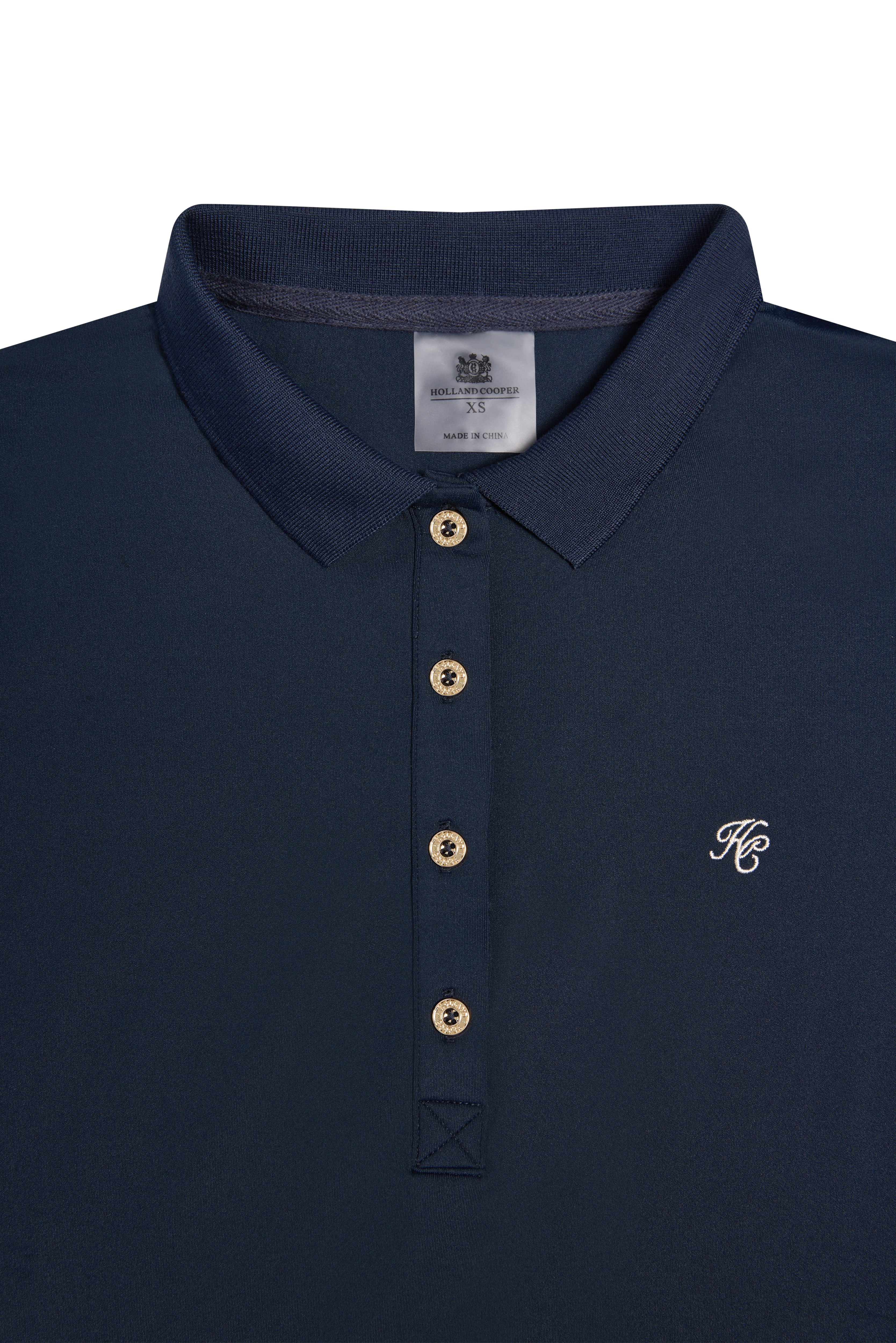 Chiltern Long Sleeve Polo Shirt (Ink Navy) - Image 6