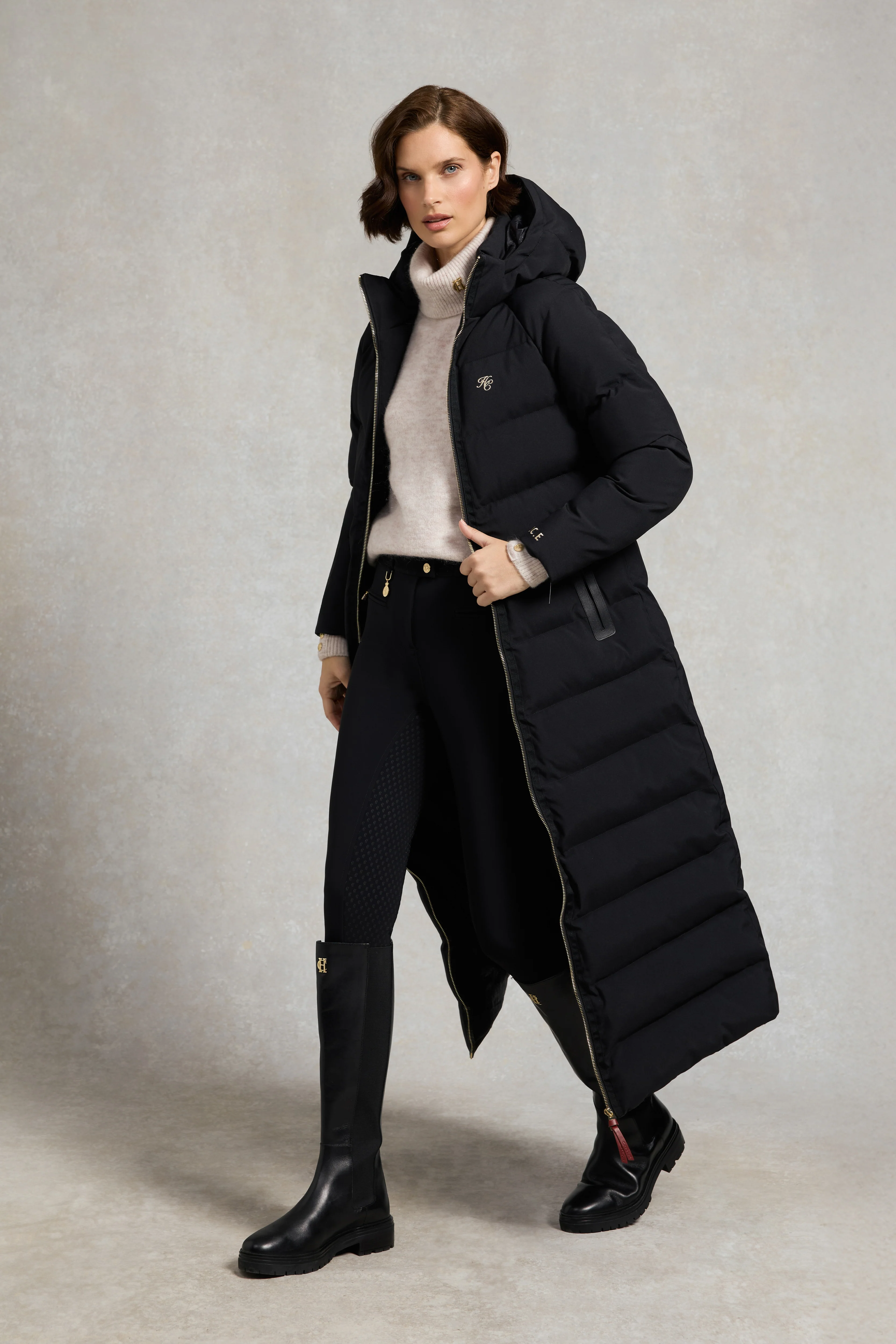 Chiltern Longline Yard Coat (Black) - Image 4