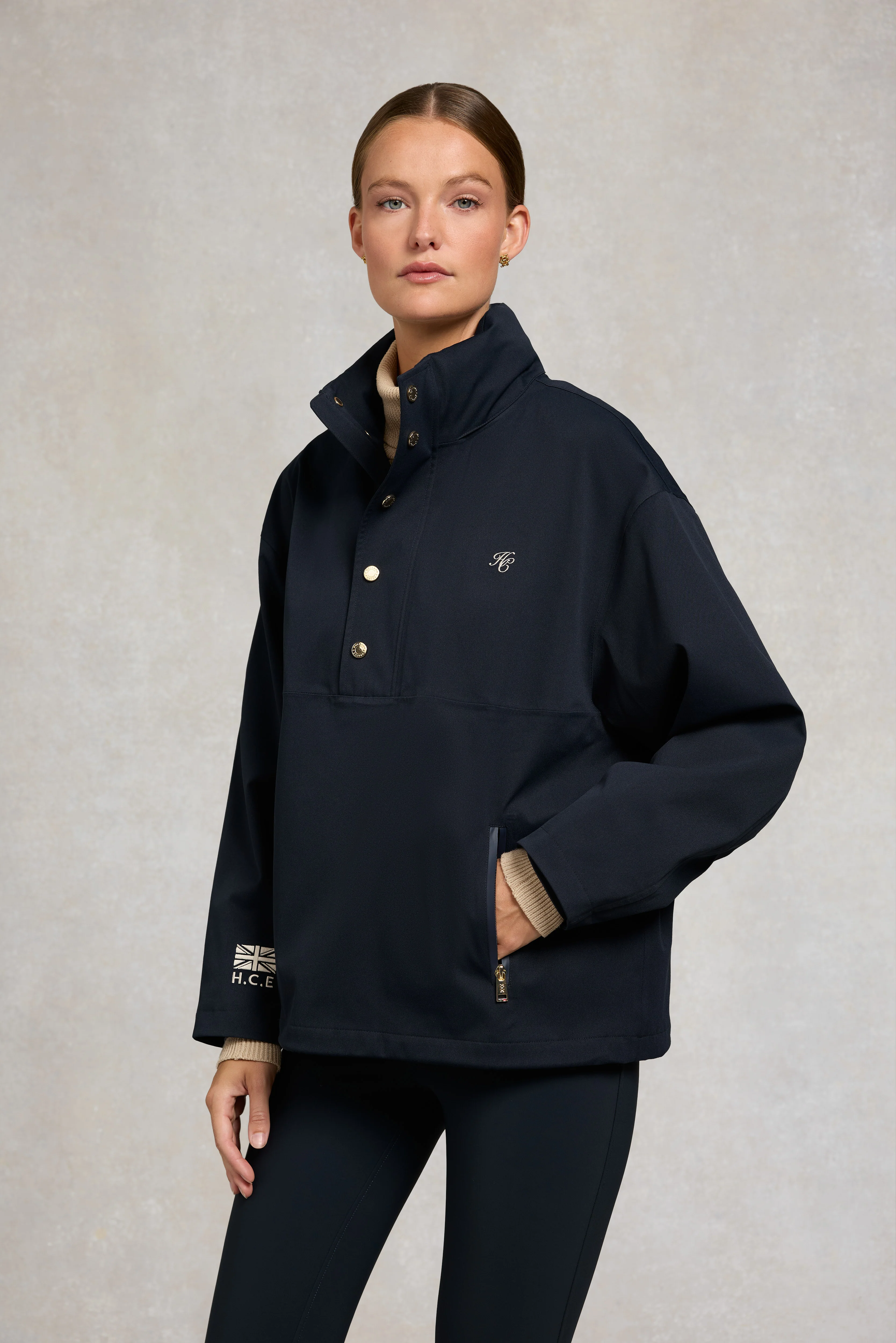 Chiltern Waterproof Quarter Zip Jacket (Ink Navy)