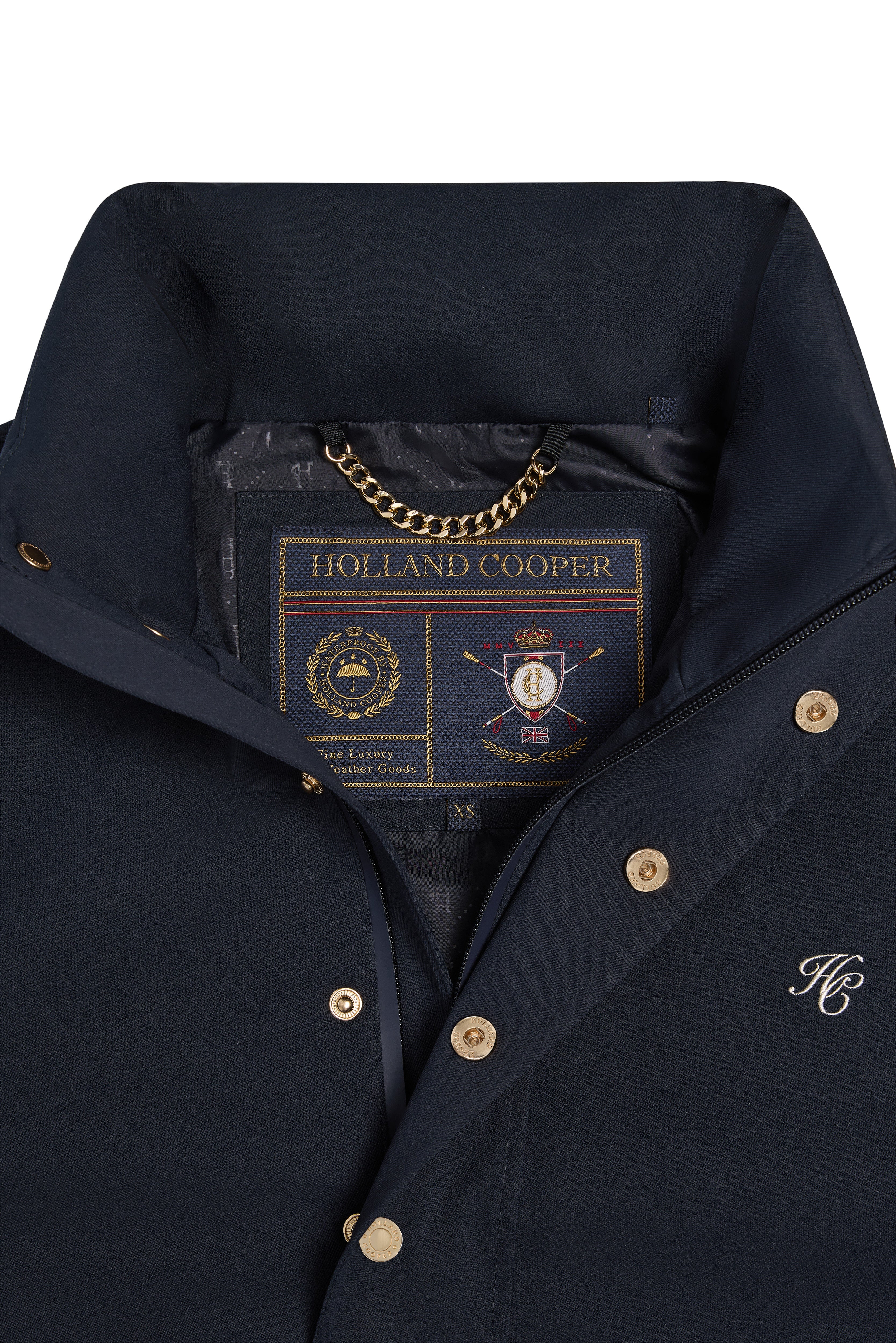 Chiltern Waterproof Quarter Zip Jacket (Ink Navy) - Image 6