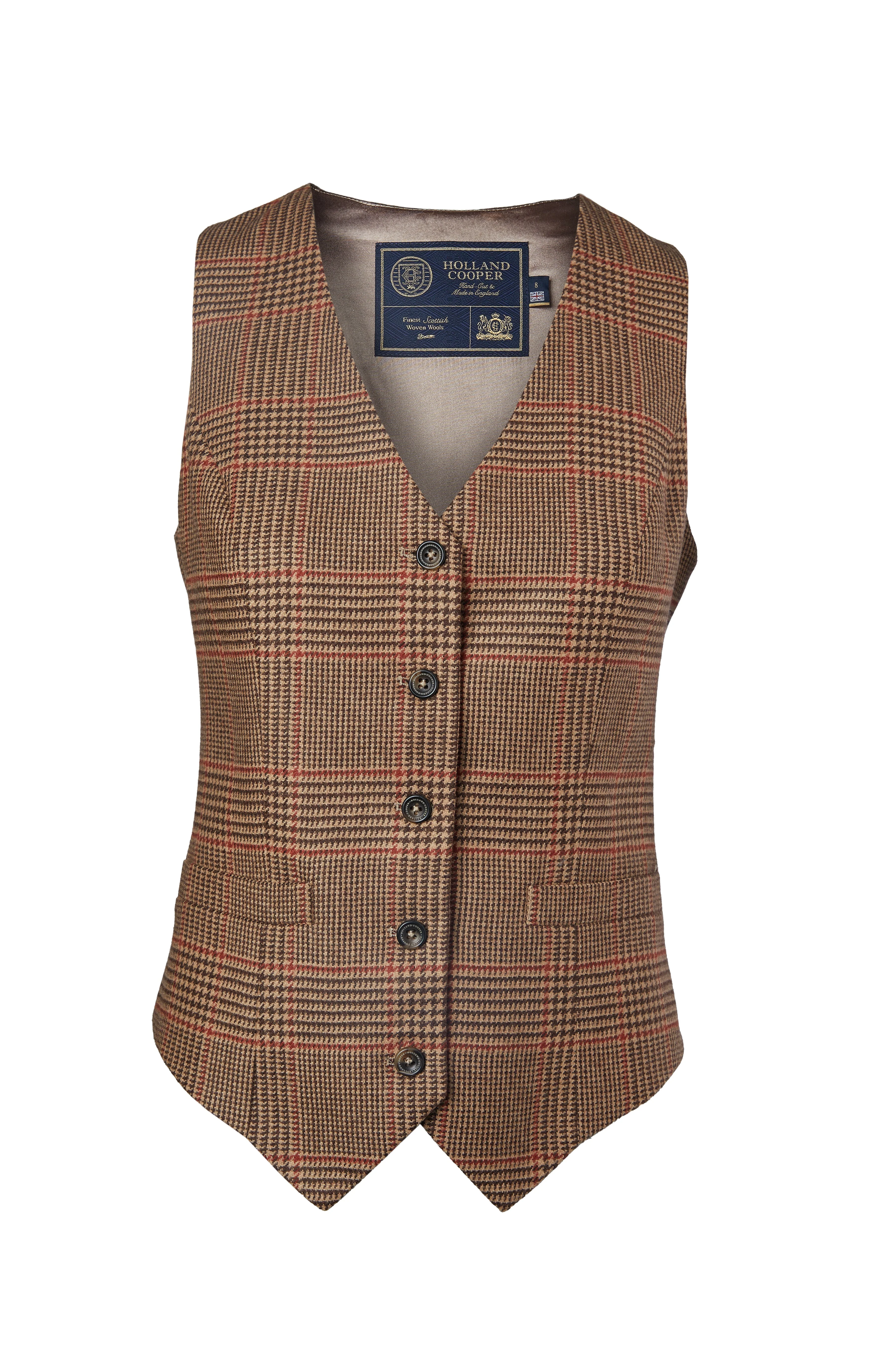 The Clarence Check Merlot Suit - Image 5
