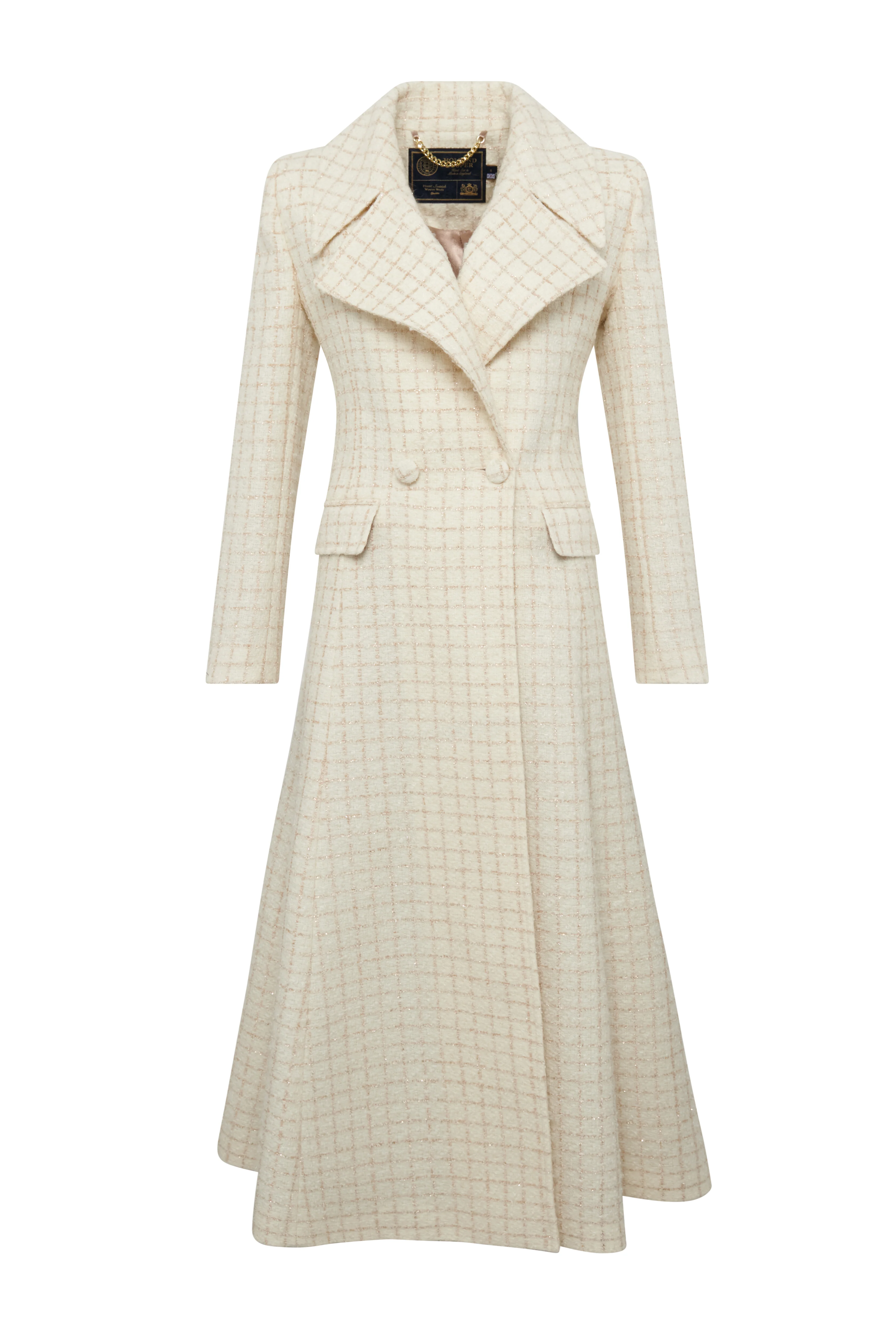 Clarendon Frock Coat (Ivory Sparkle Tweed) - Image 7