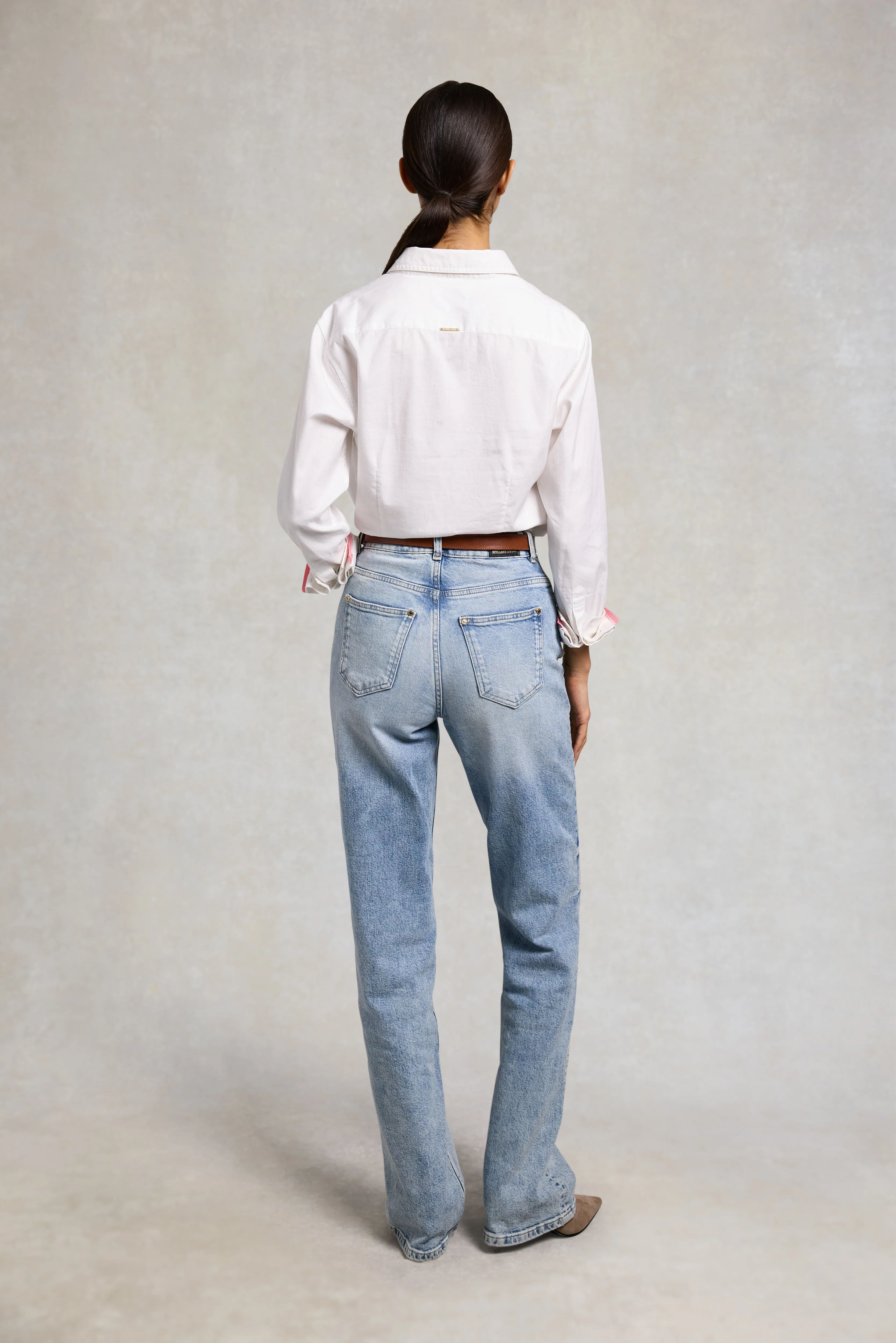 Classic Button Down Shirt (White) - Image 5
