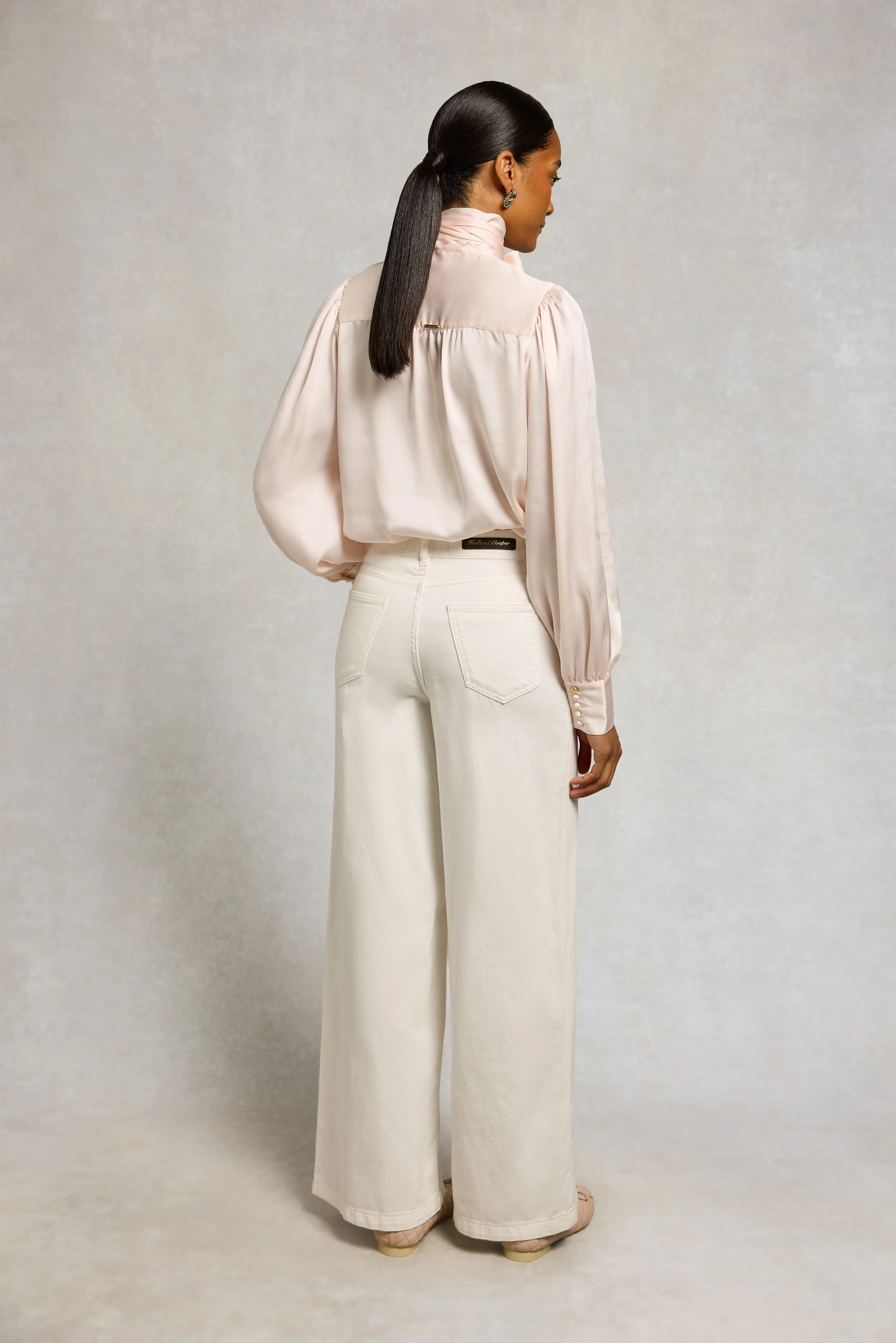 Classic Palazzo Jean (White) - Image 4