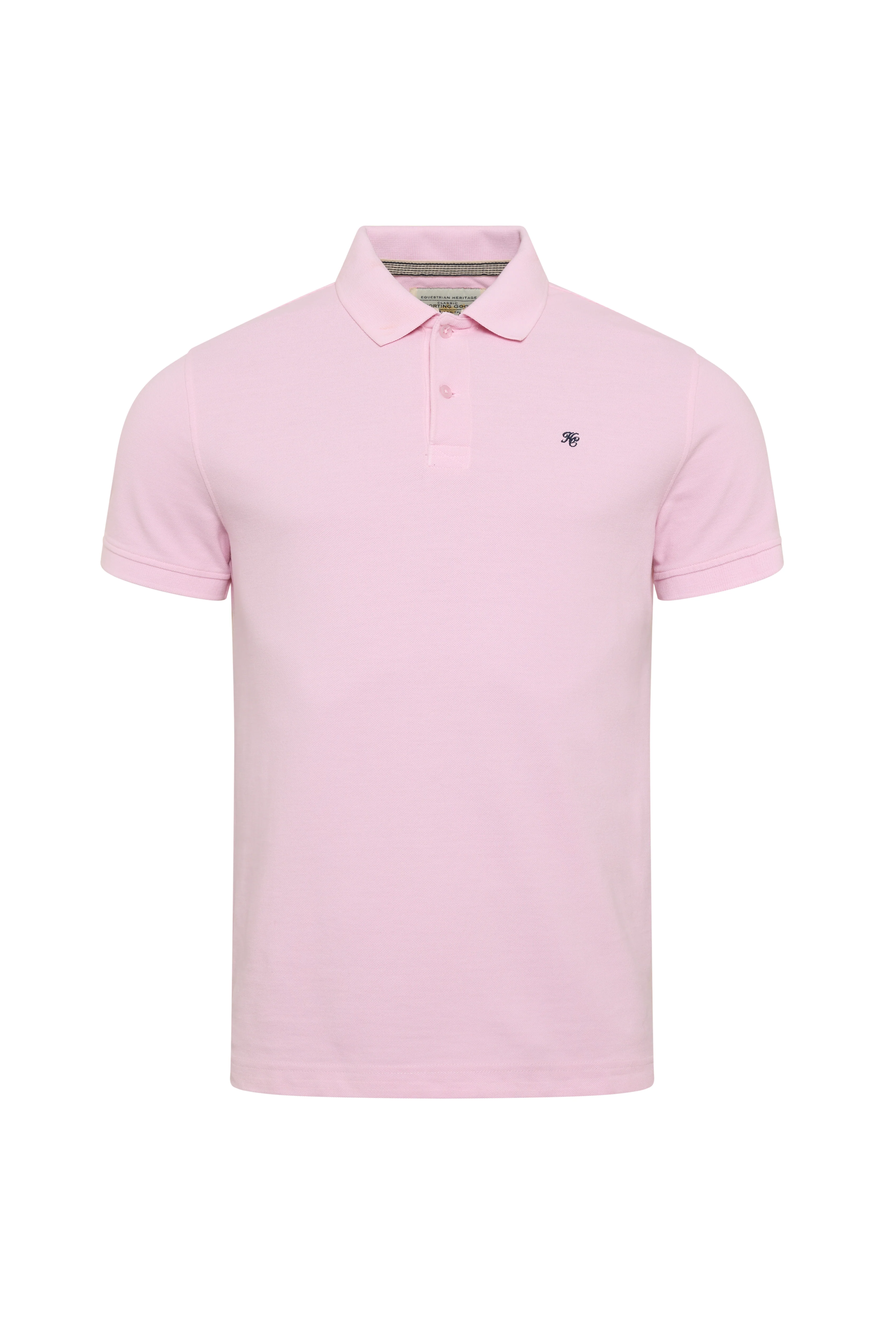 Men's Classic Short Sleeve Polo Shirt (Pink) - Image 7