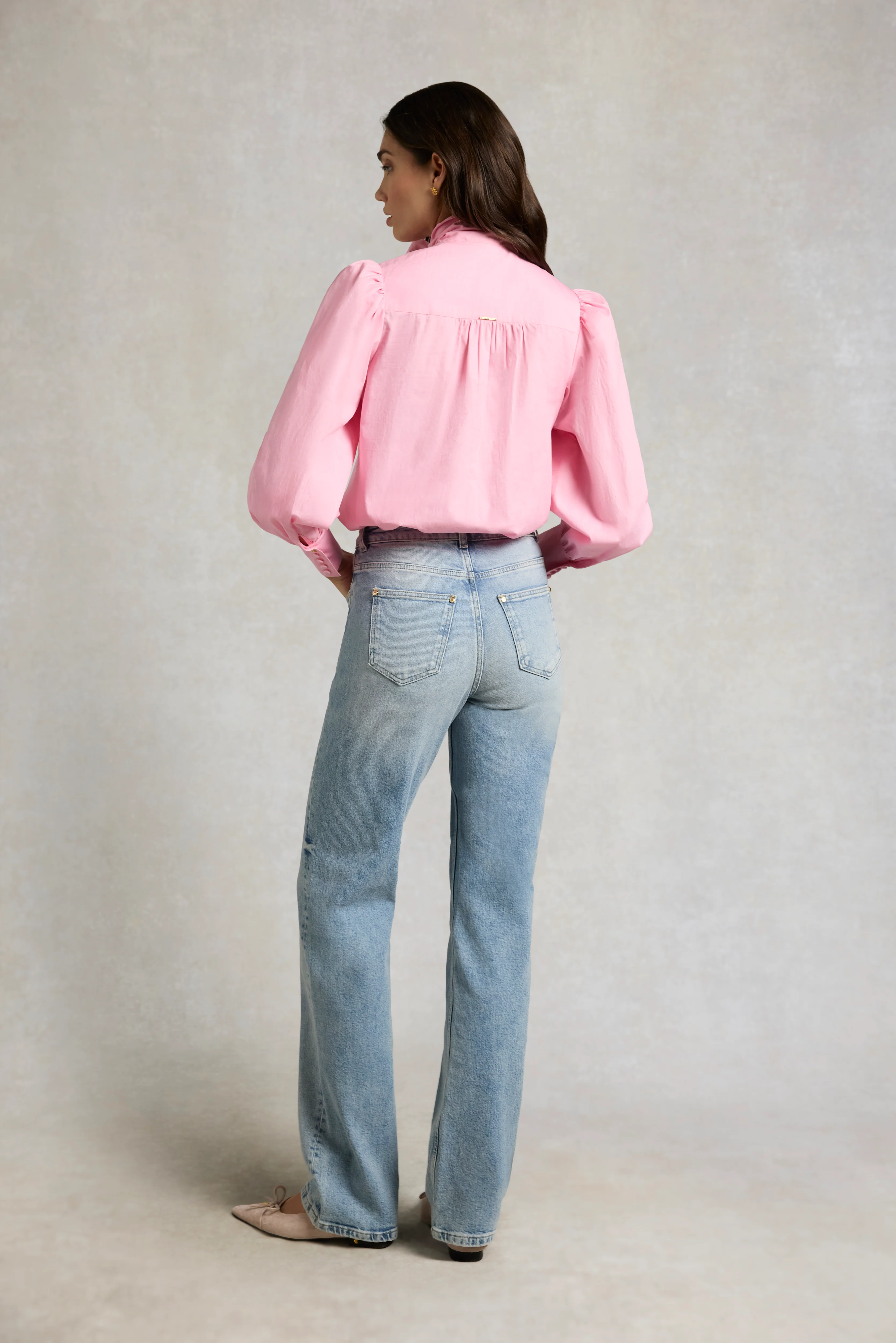 Cleo Blouse (Bright Pink) - Image 4