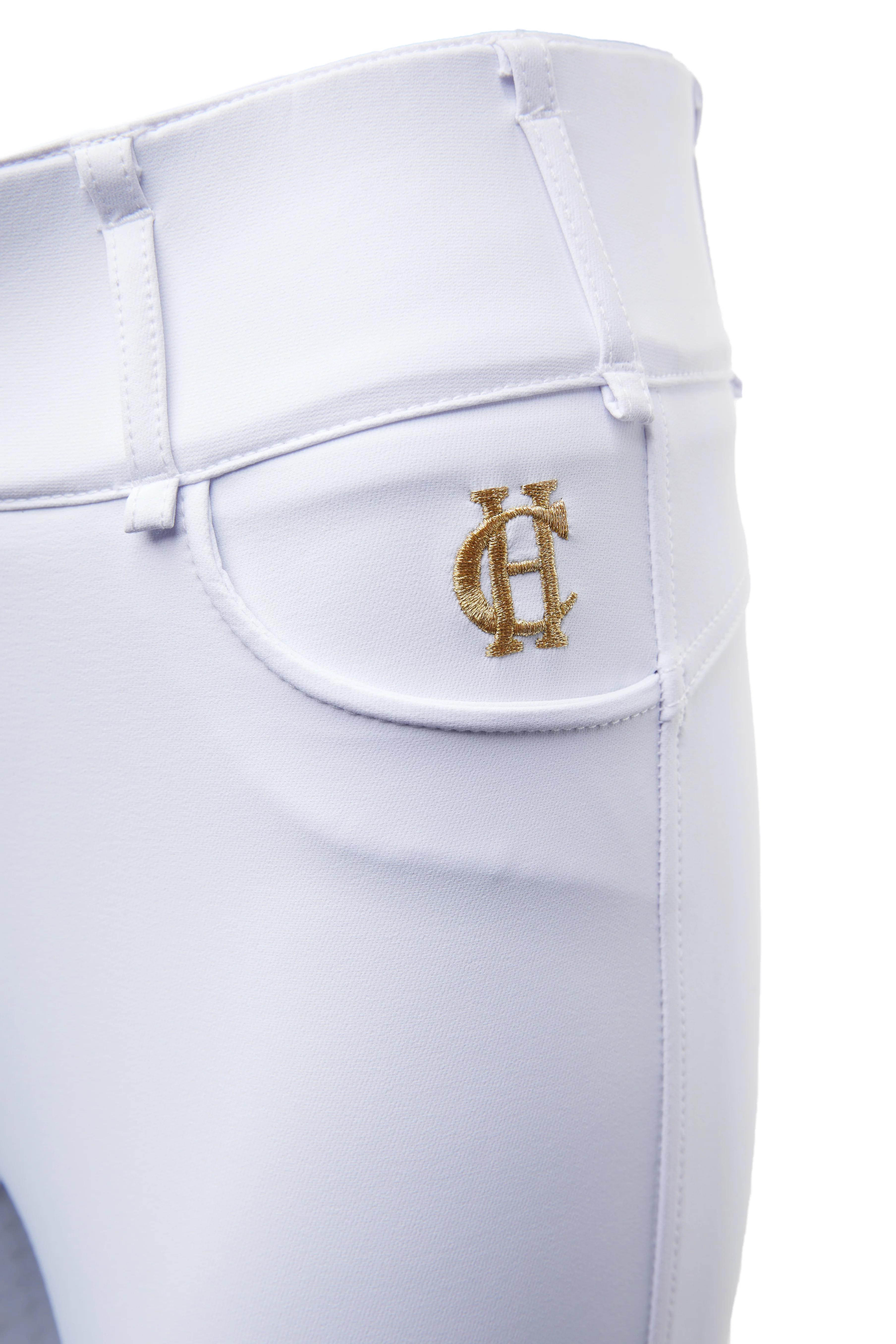 Full Seat Competition Breeches (Optic White) - Image 11