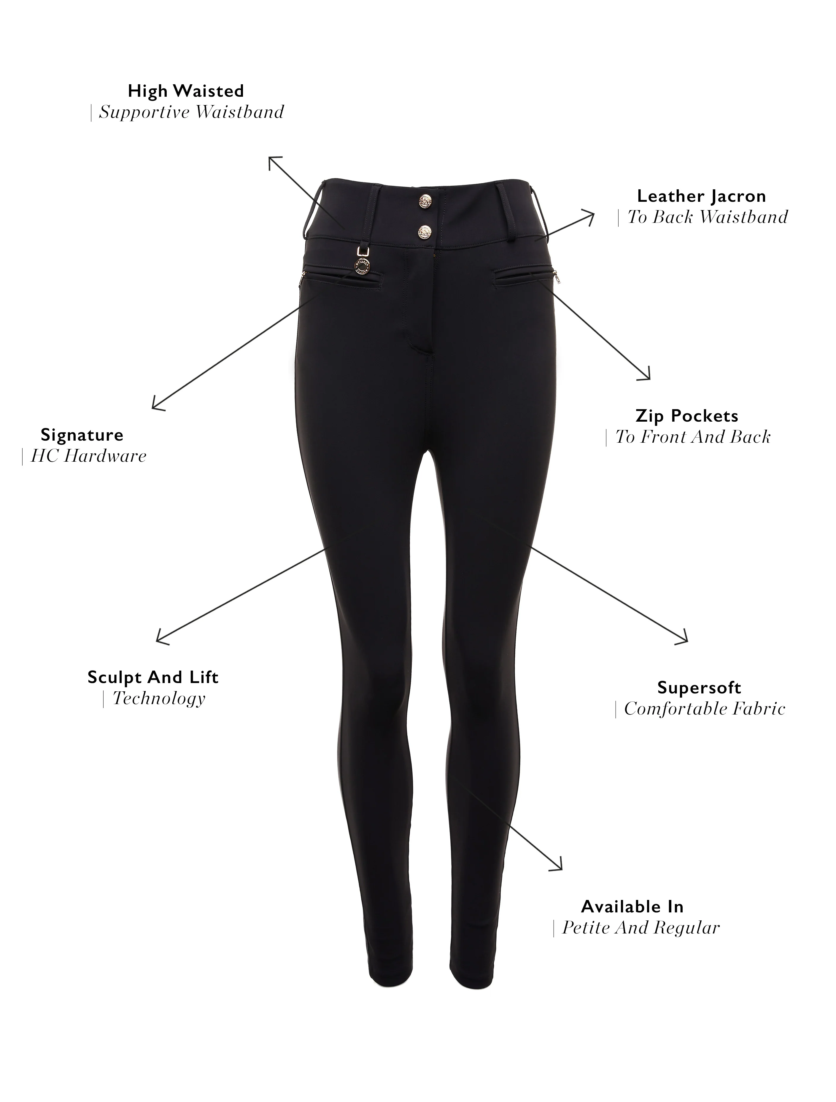 Contour Trouser (Black) - Image 4