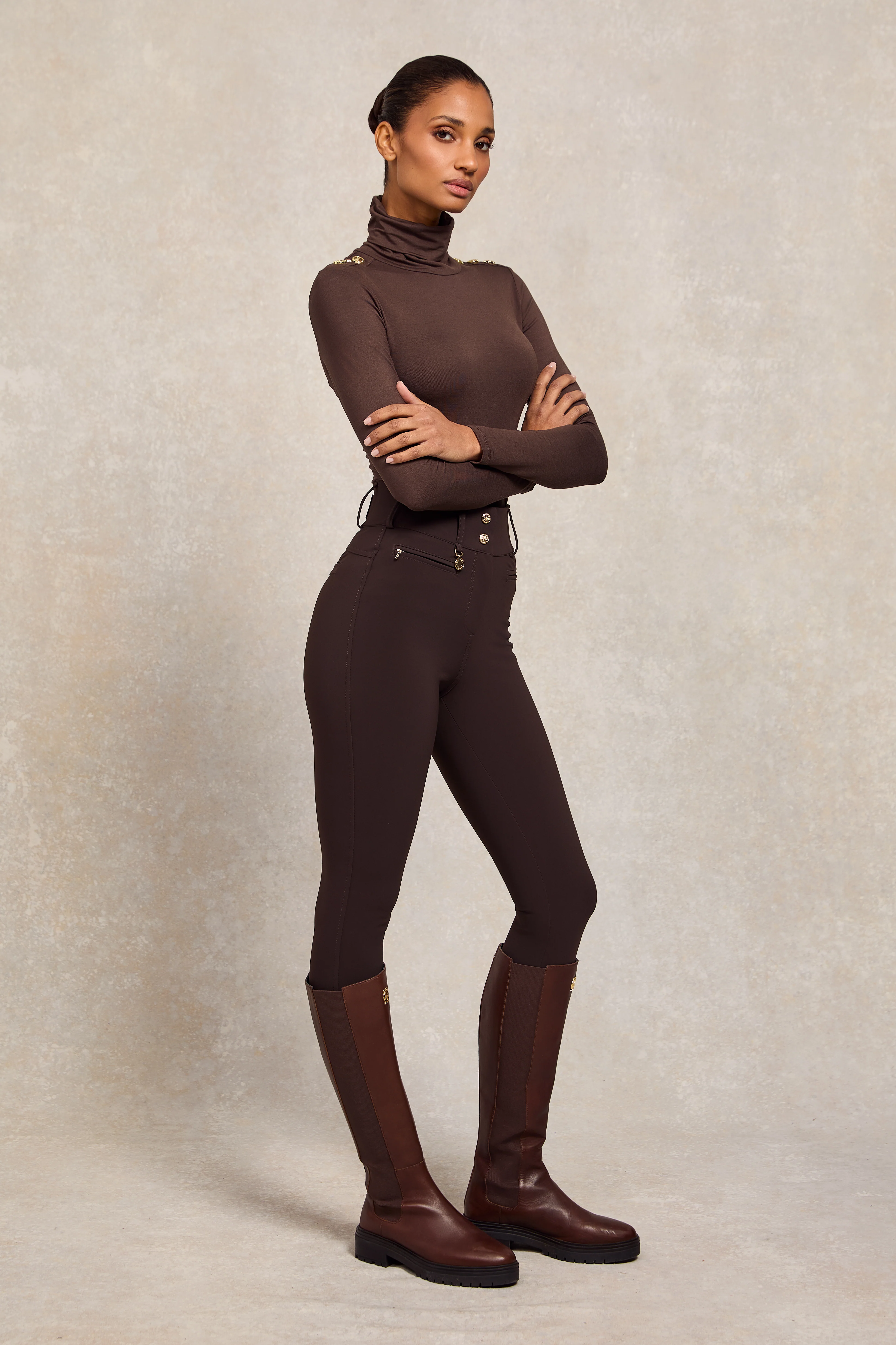 Contour Trouser (Chocolate) - Image 5