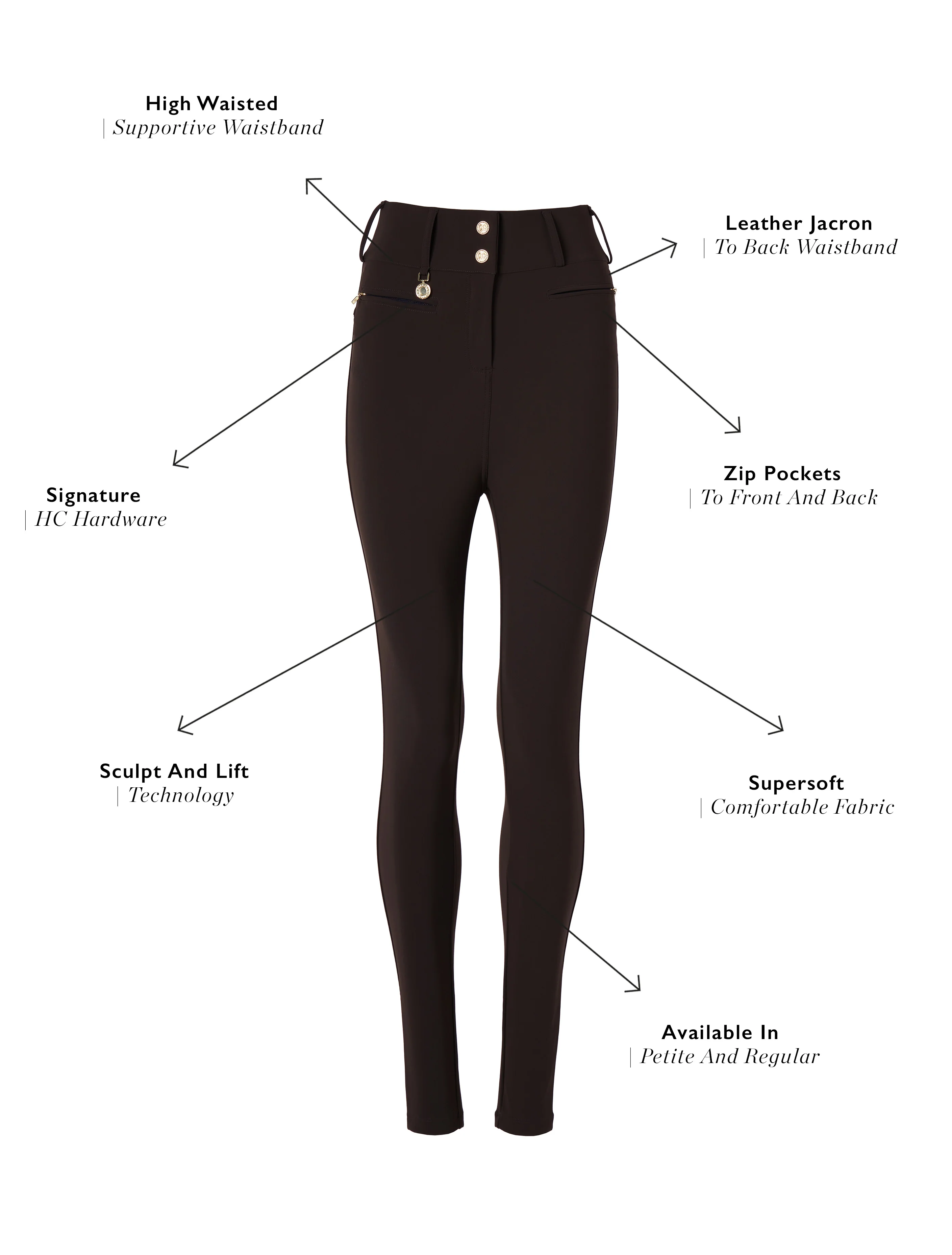Contour Trouser (Chocolate) - Image 9