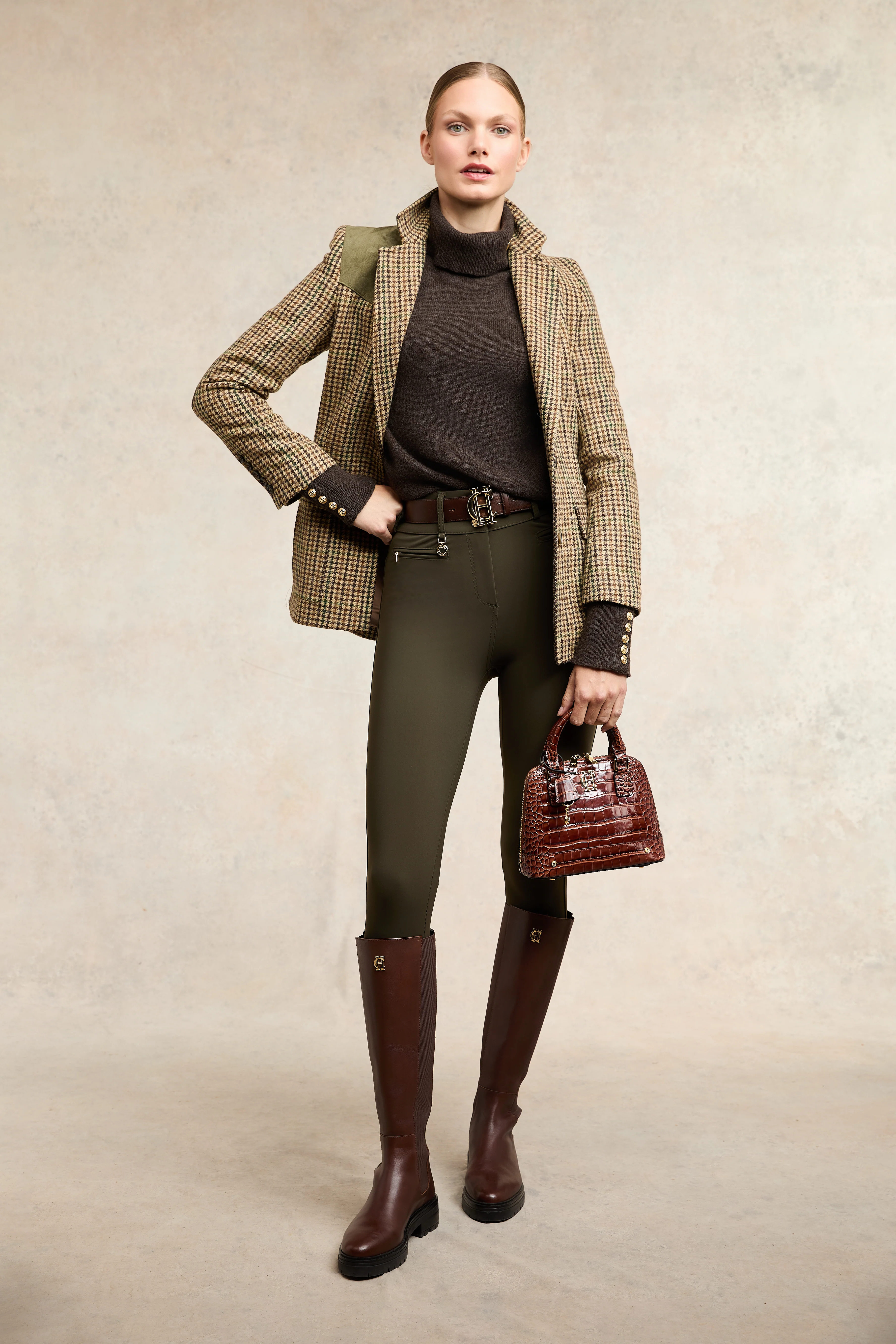 Contour Trouser (Dark Olive) - Image 3