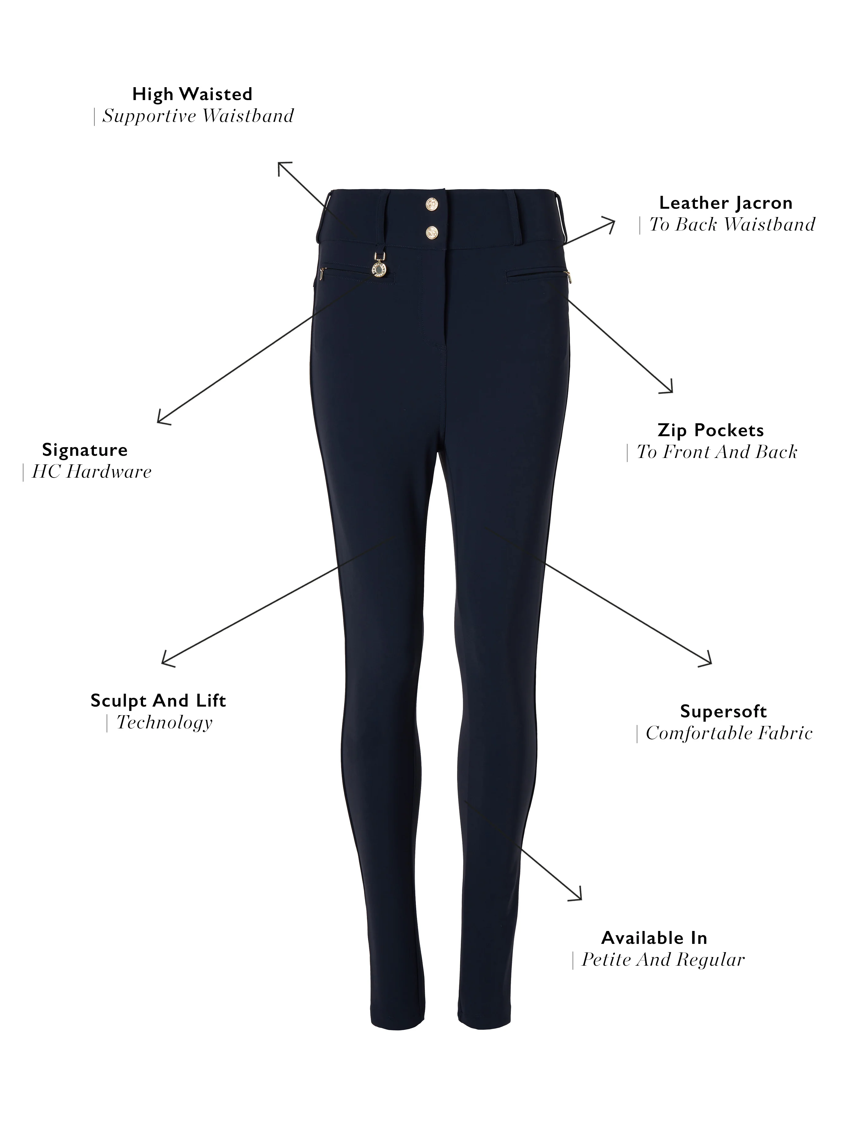 Contour Trouser (Ink Navy) - Image 6