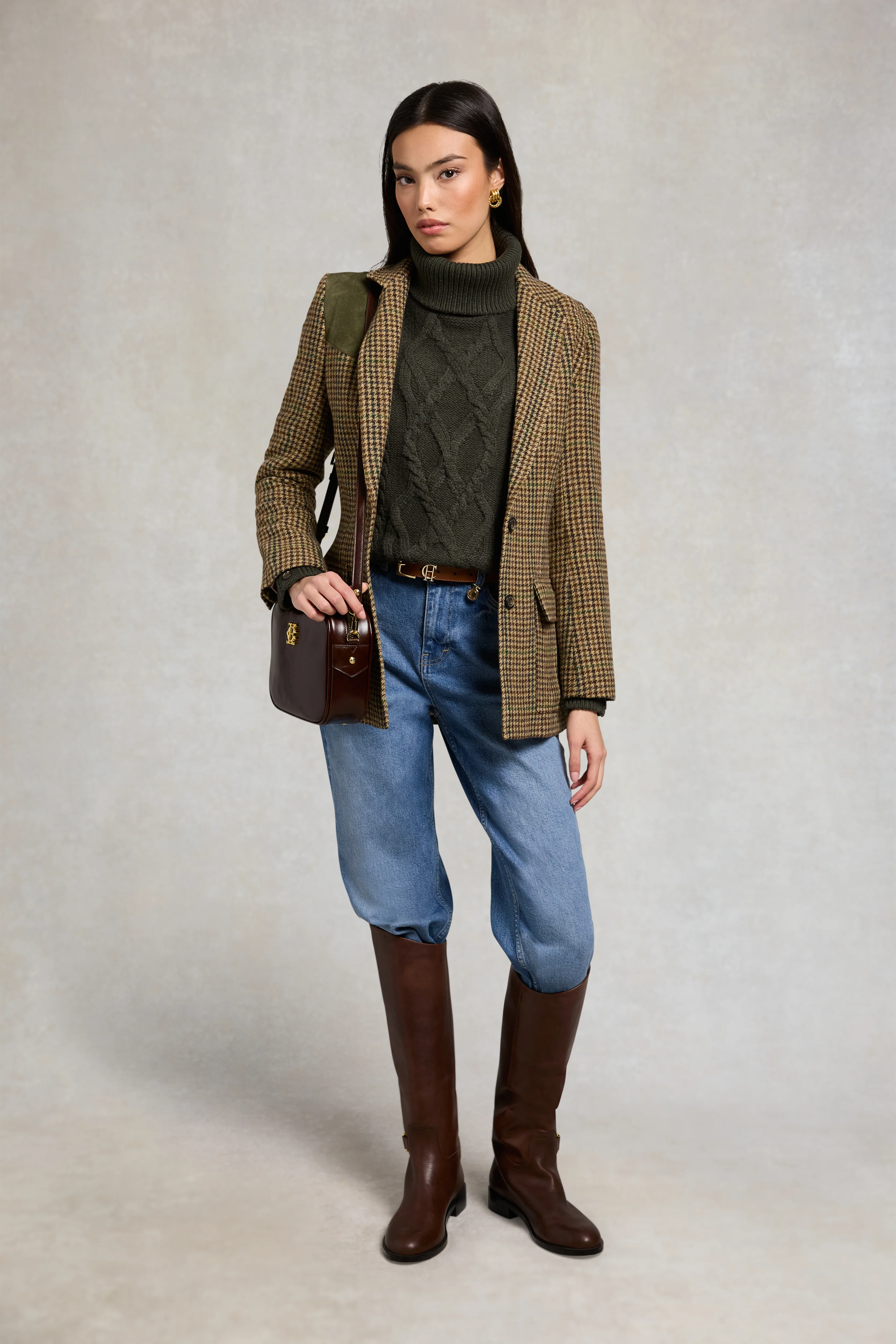 Cortina Roll Neck Knit (Fern Green) - Image 3
