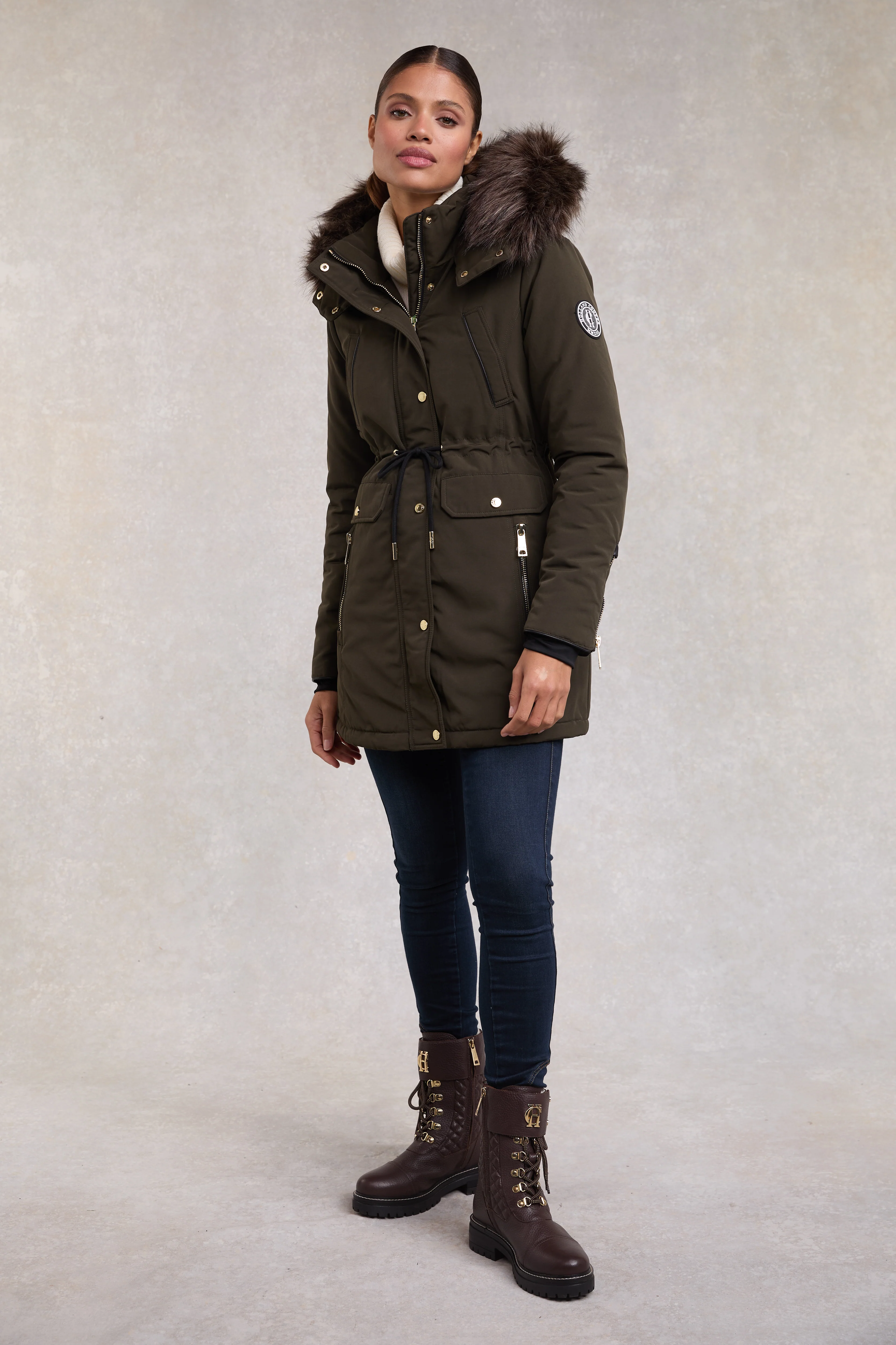 Corvara Parka (Khaki) - Image 7