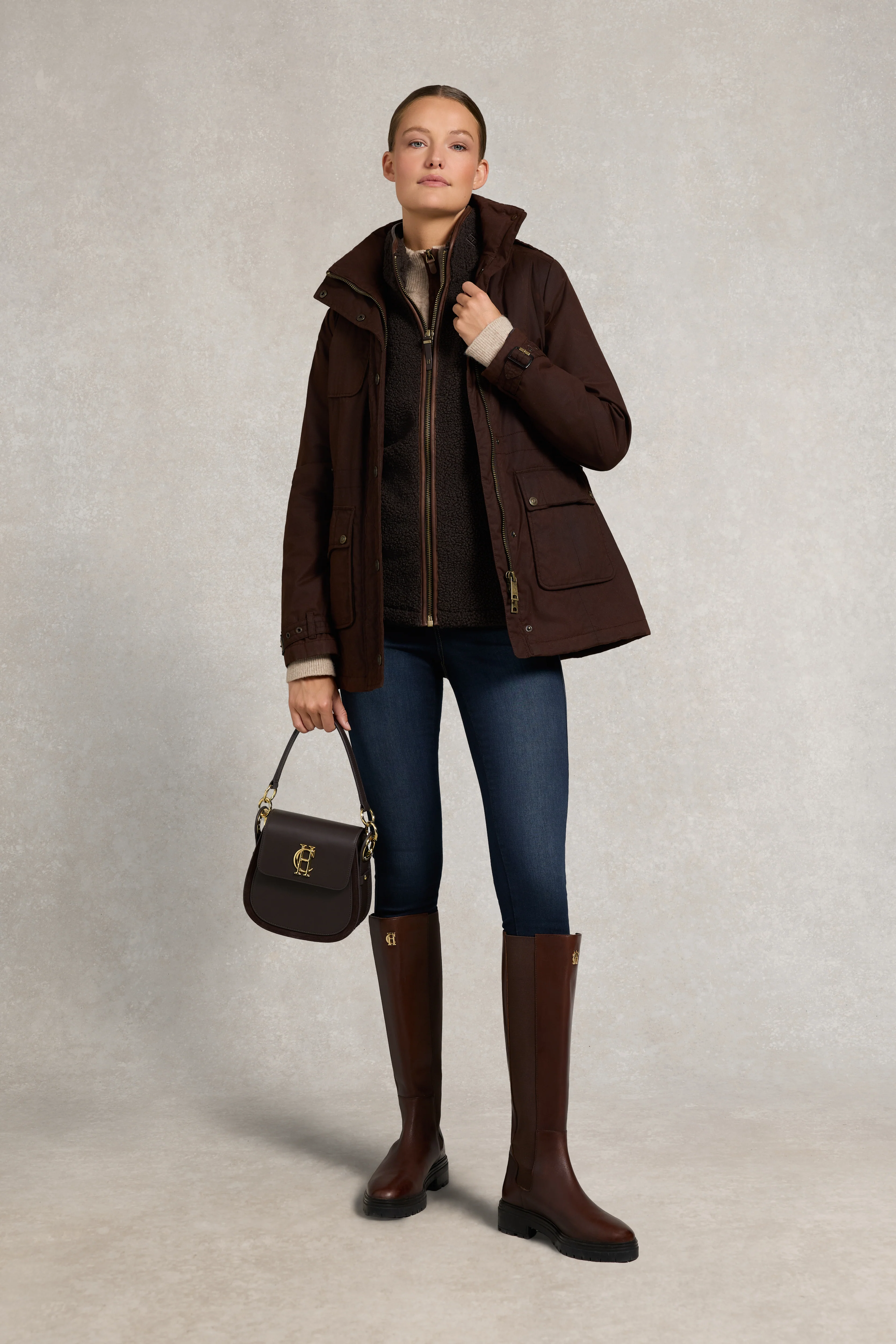 Country Fleece Gilet (Chocolate Borg) - Image 3