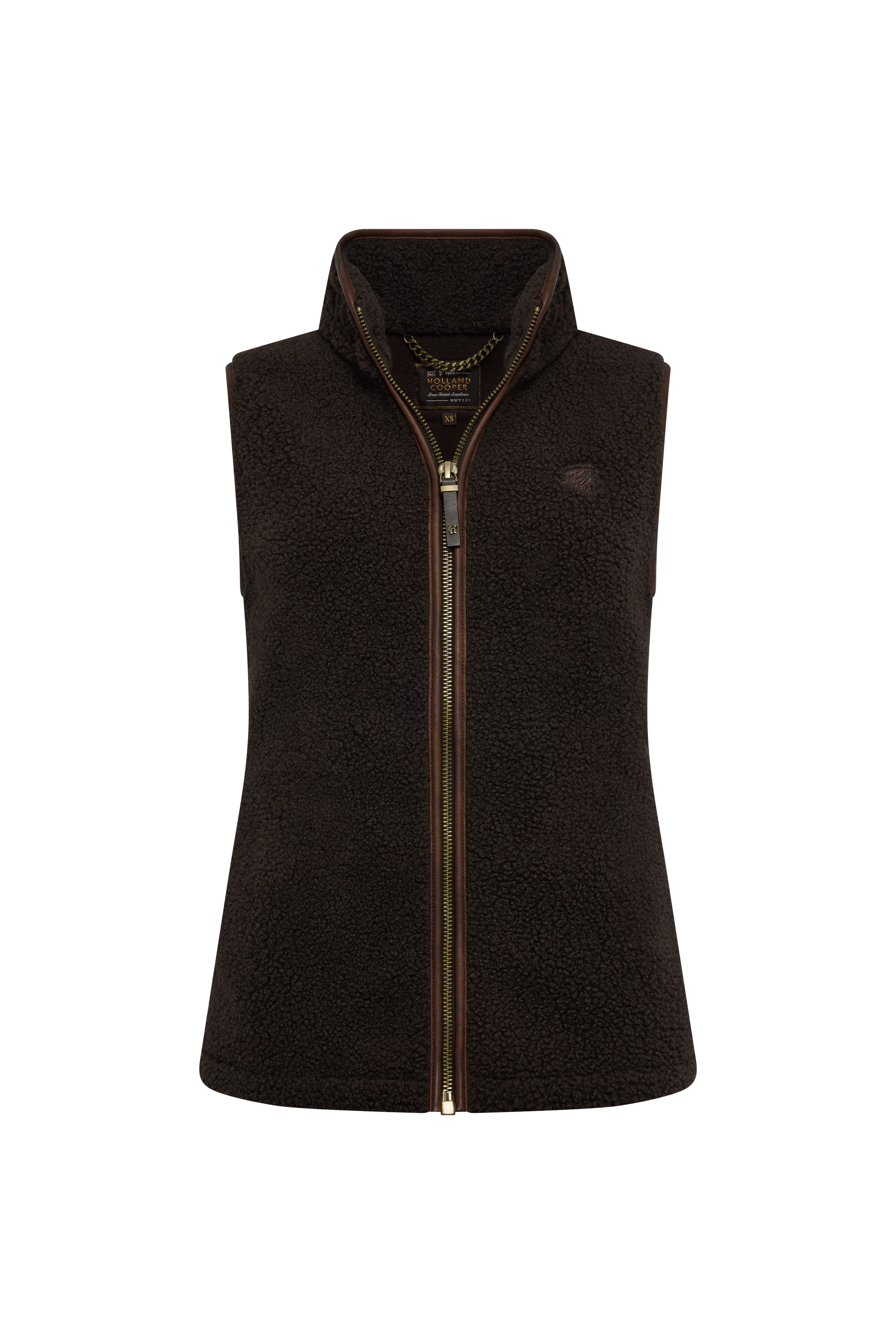 Country Fleece Gilet (Chocolate Borg) - Image 4