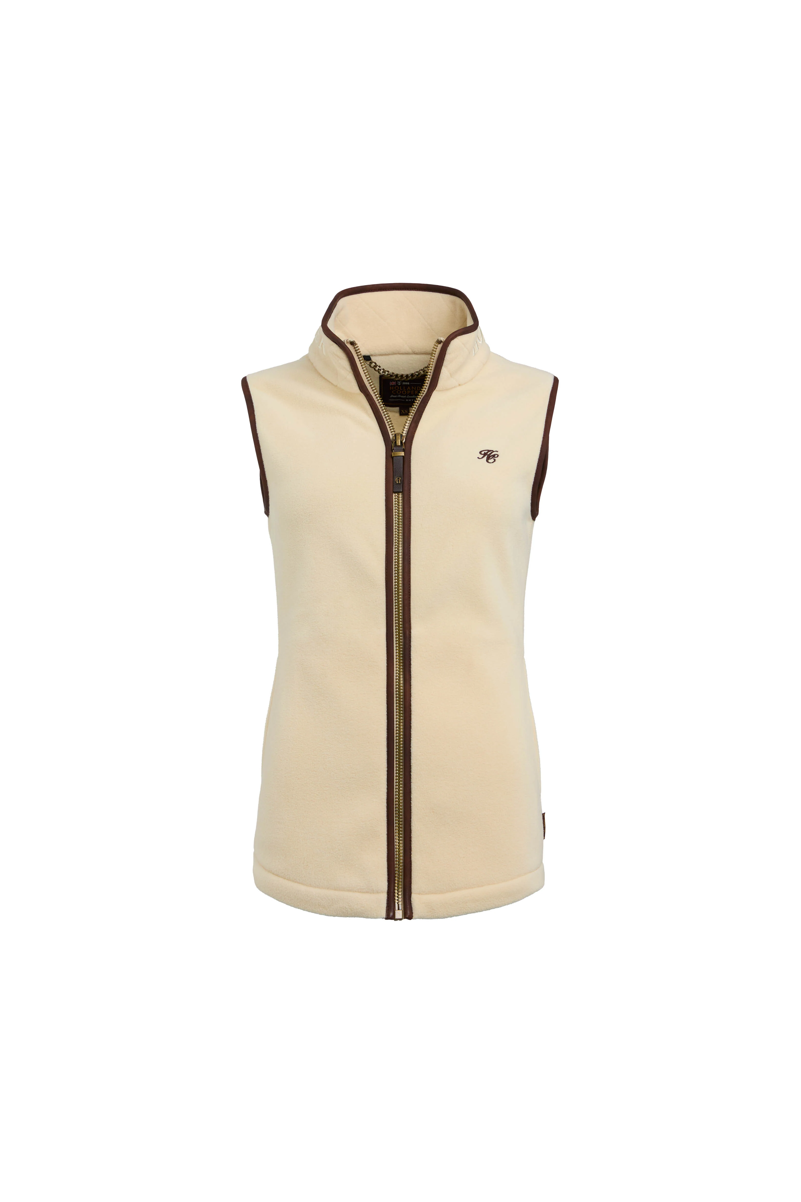 Country Fleece Gilet (Cream) - Image 4