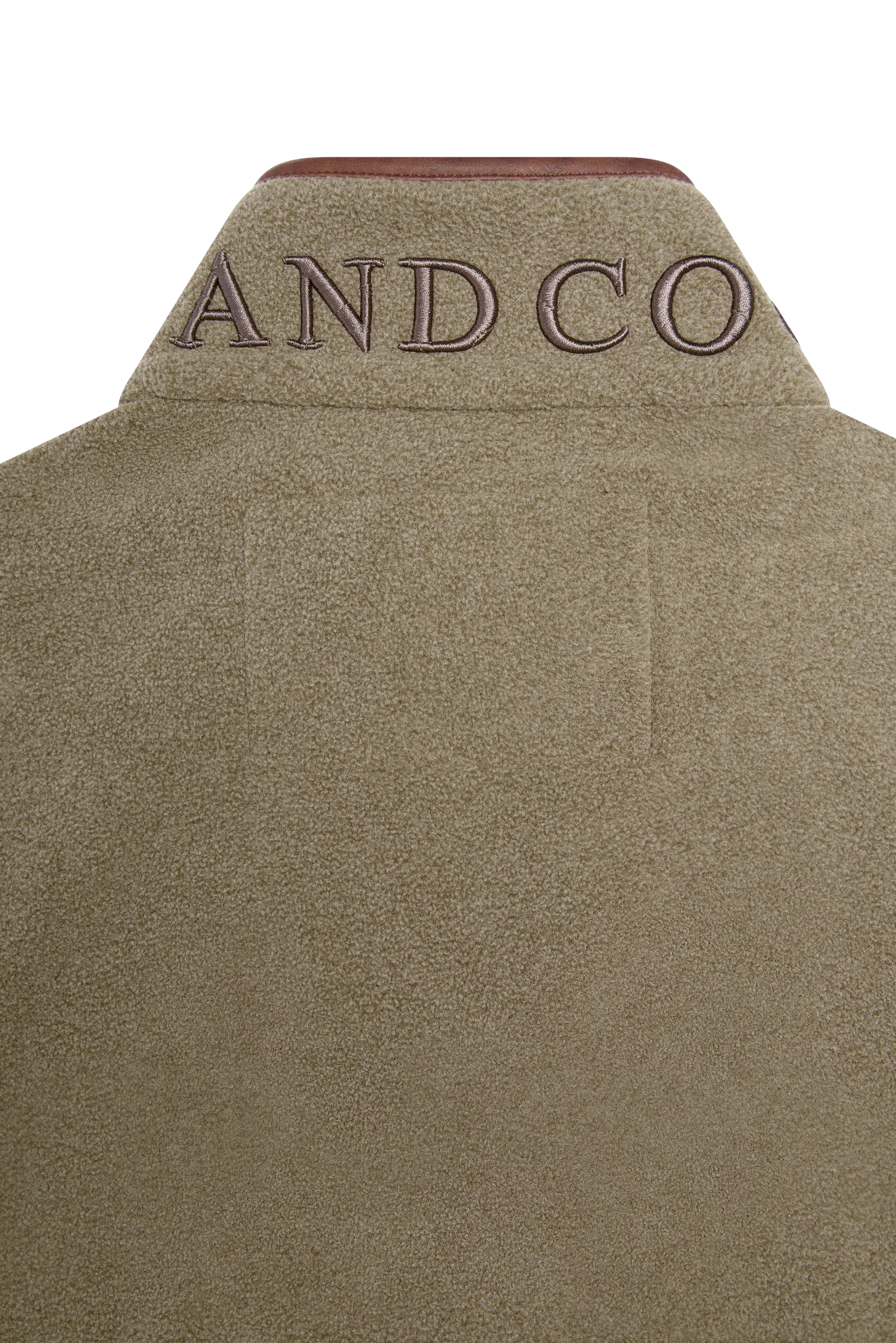Men's Country Fleece Gilet (Dusty Khaki) - Image 9