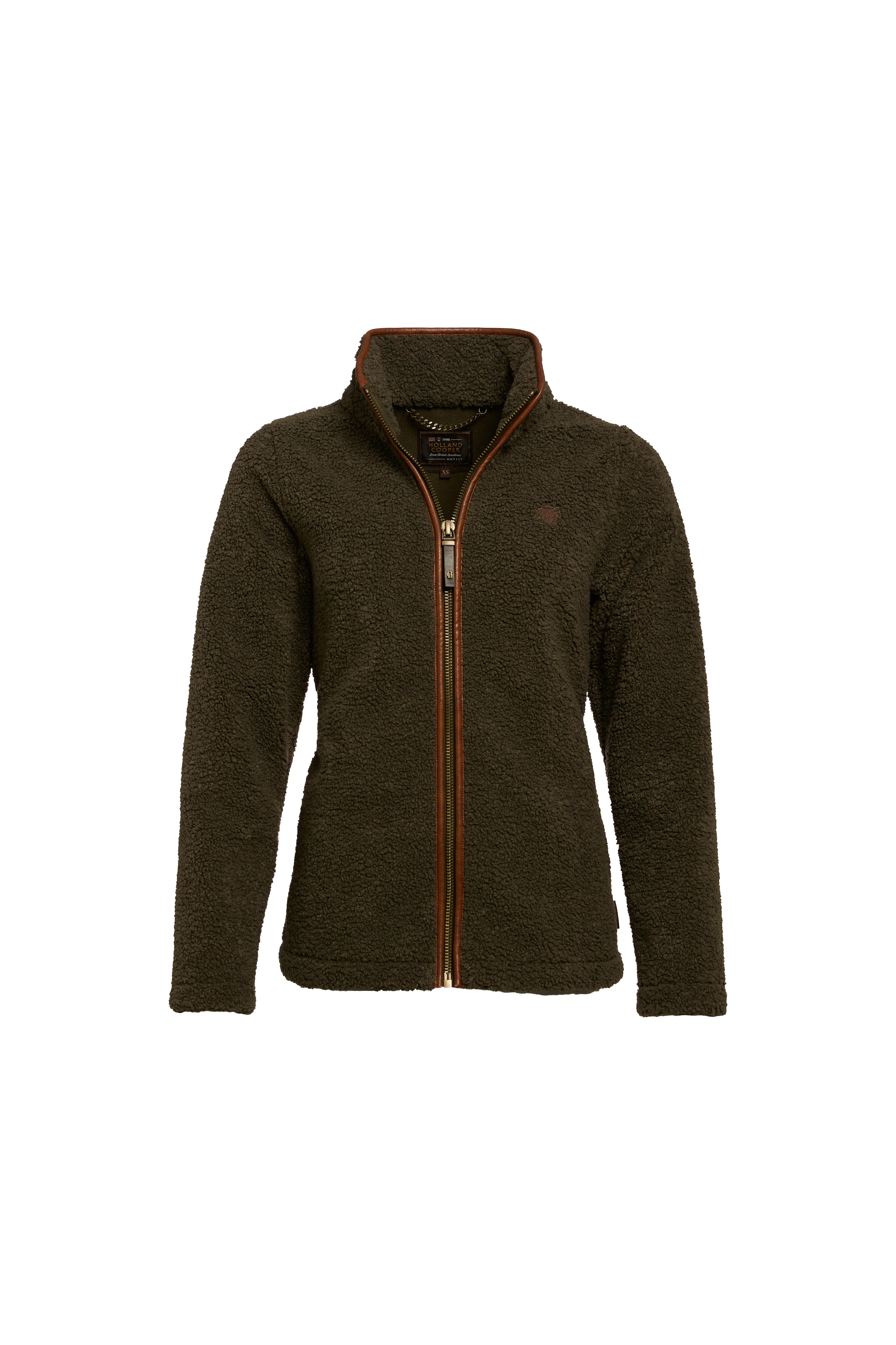 Country Fleece Jacket (Khaki Borg) - Image 4
