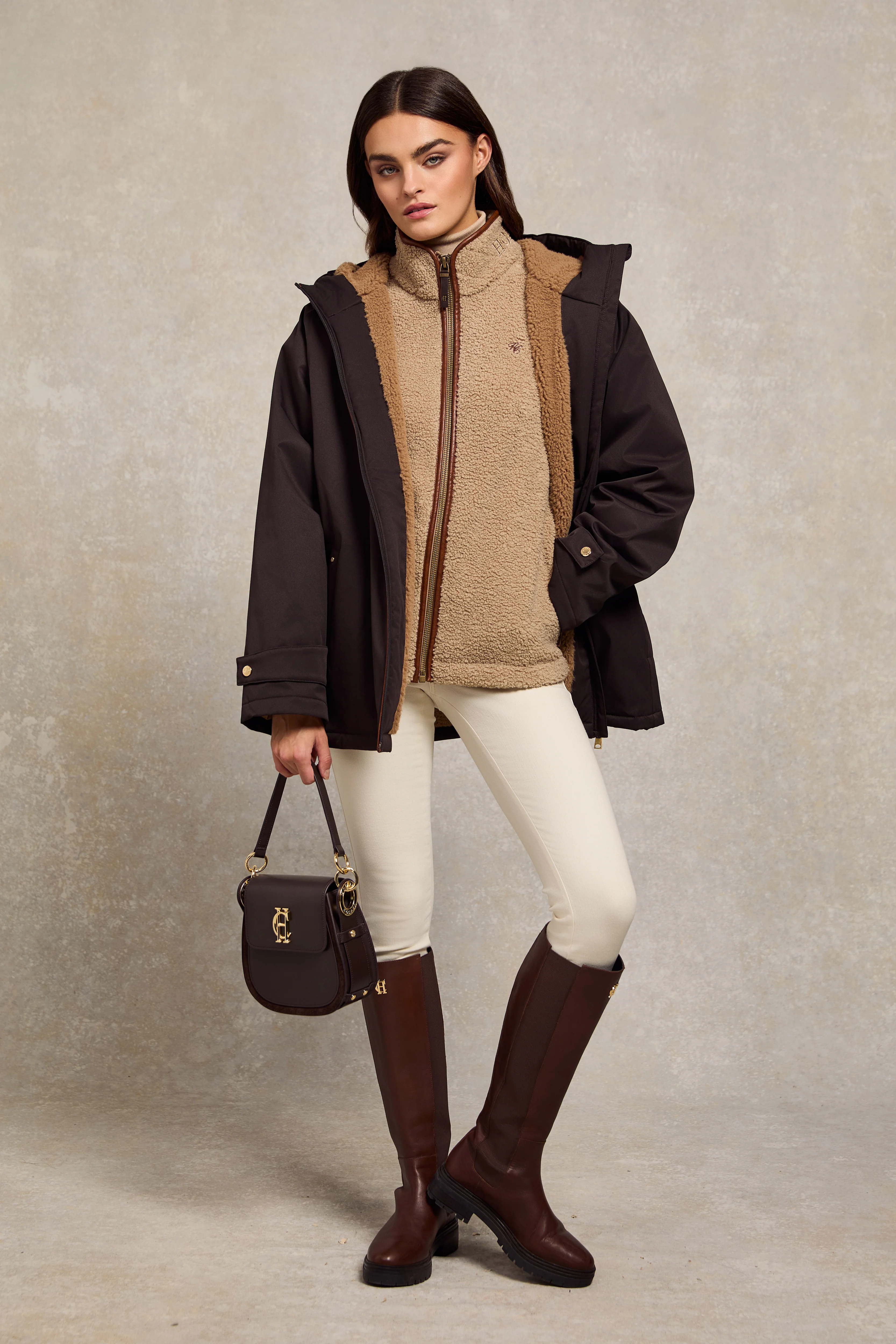 Country Fleece Jacket (Natural Borg) - Image 3