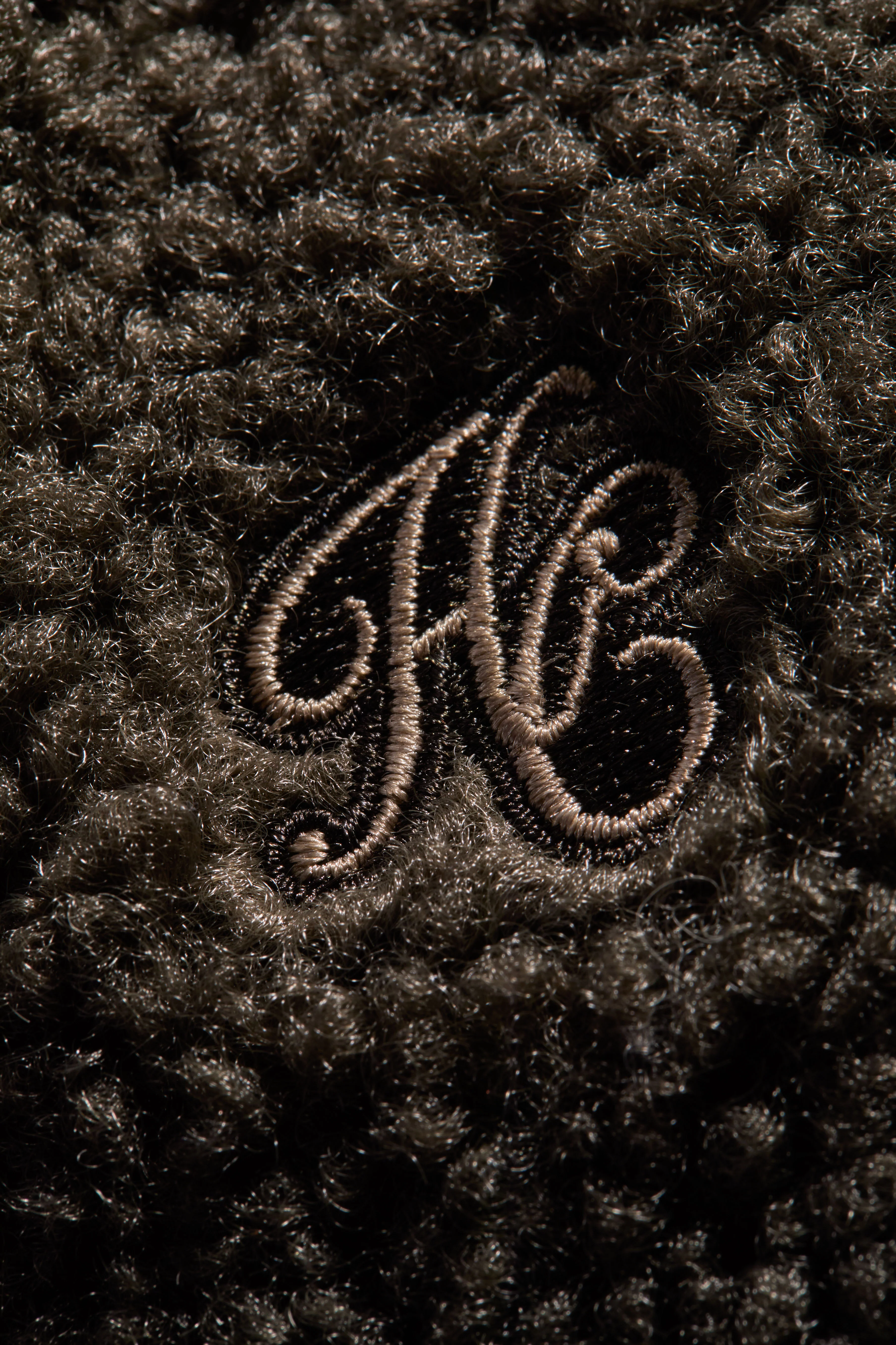 Country Fleece Quarter Zip (Khaki Borg) - Image 8