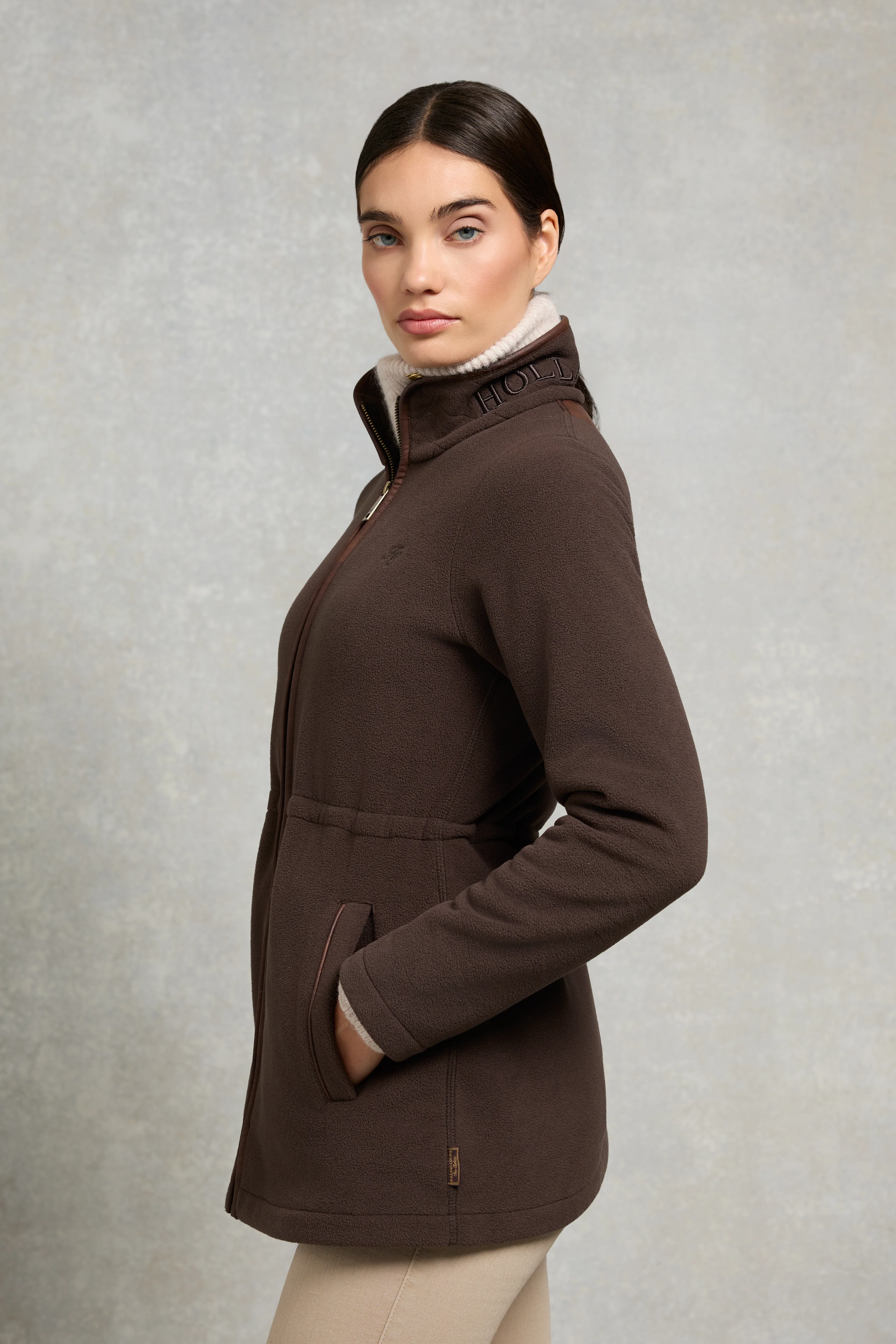 Country Longline Fleece (Chocolate) - Image 6