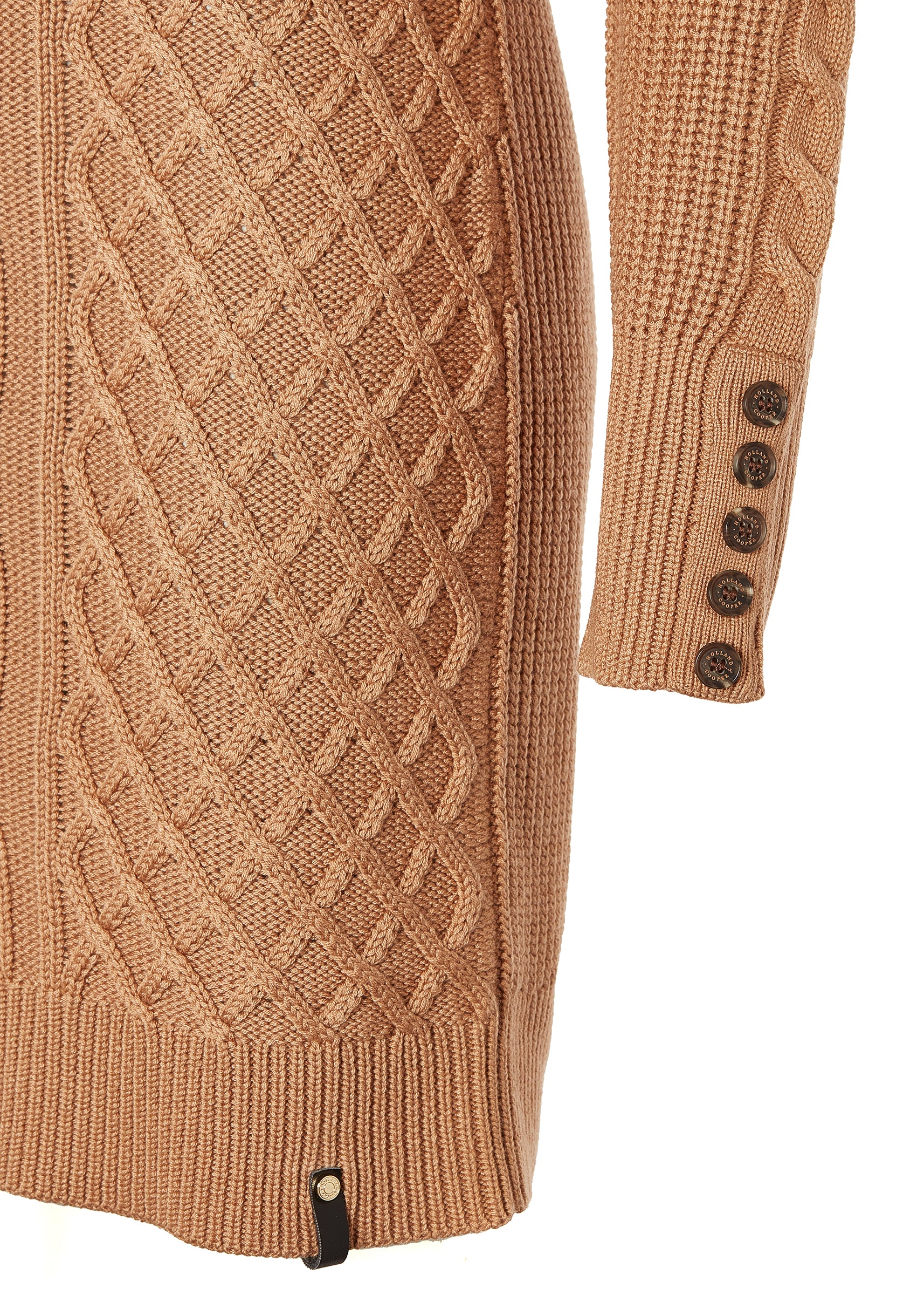 Country Roll Neck Dress (Caramel) - Image 8