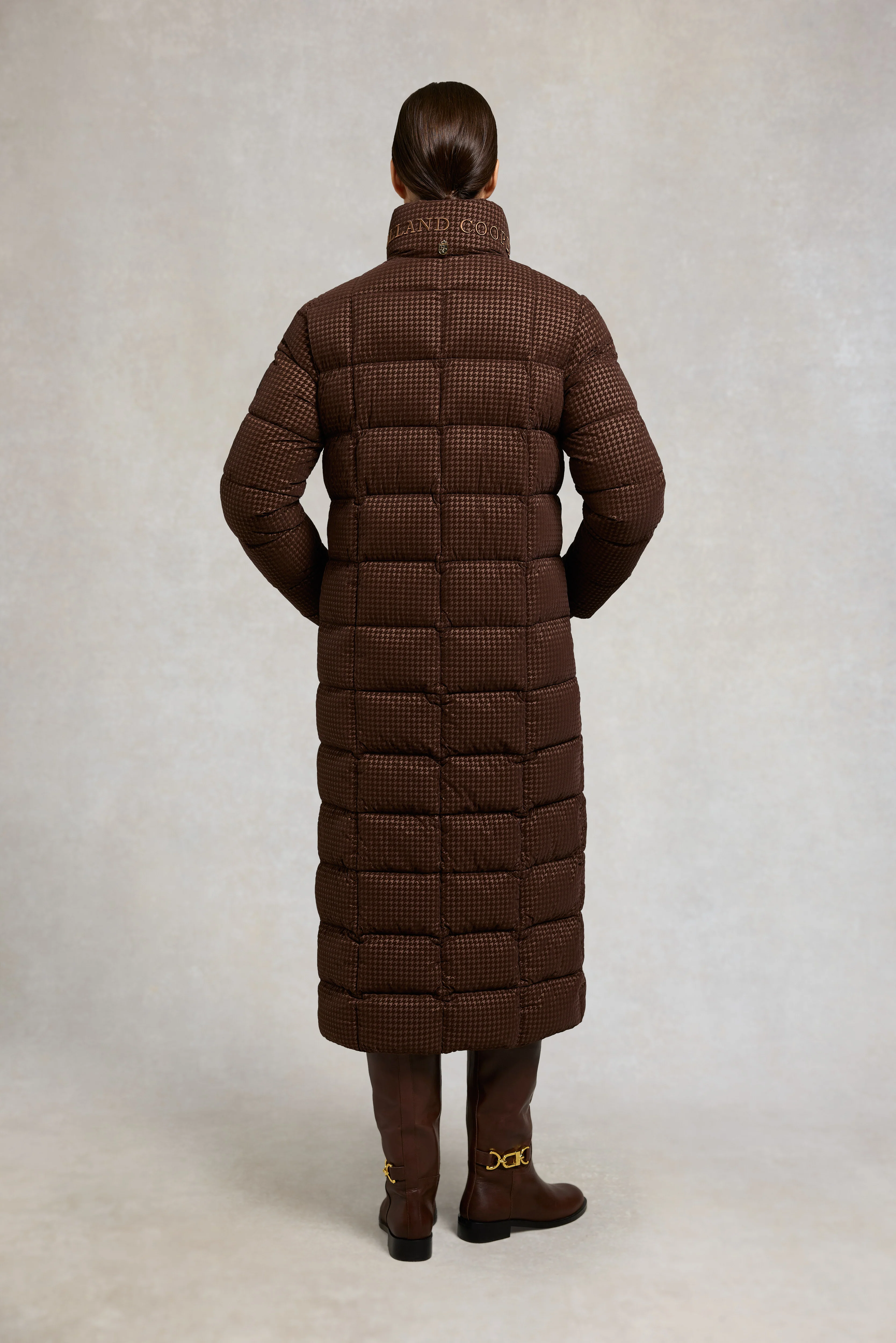 Crawford Longline Coat (Cocoa Mini Flock) - Image 5