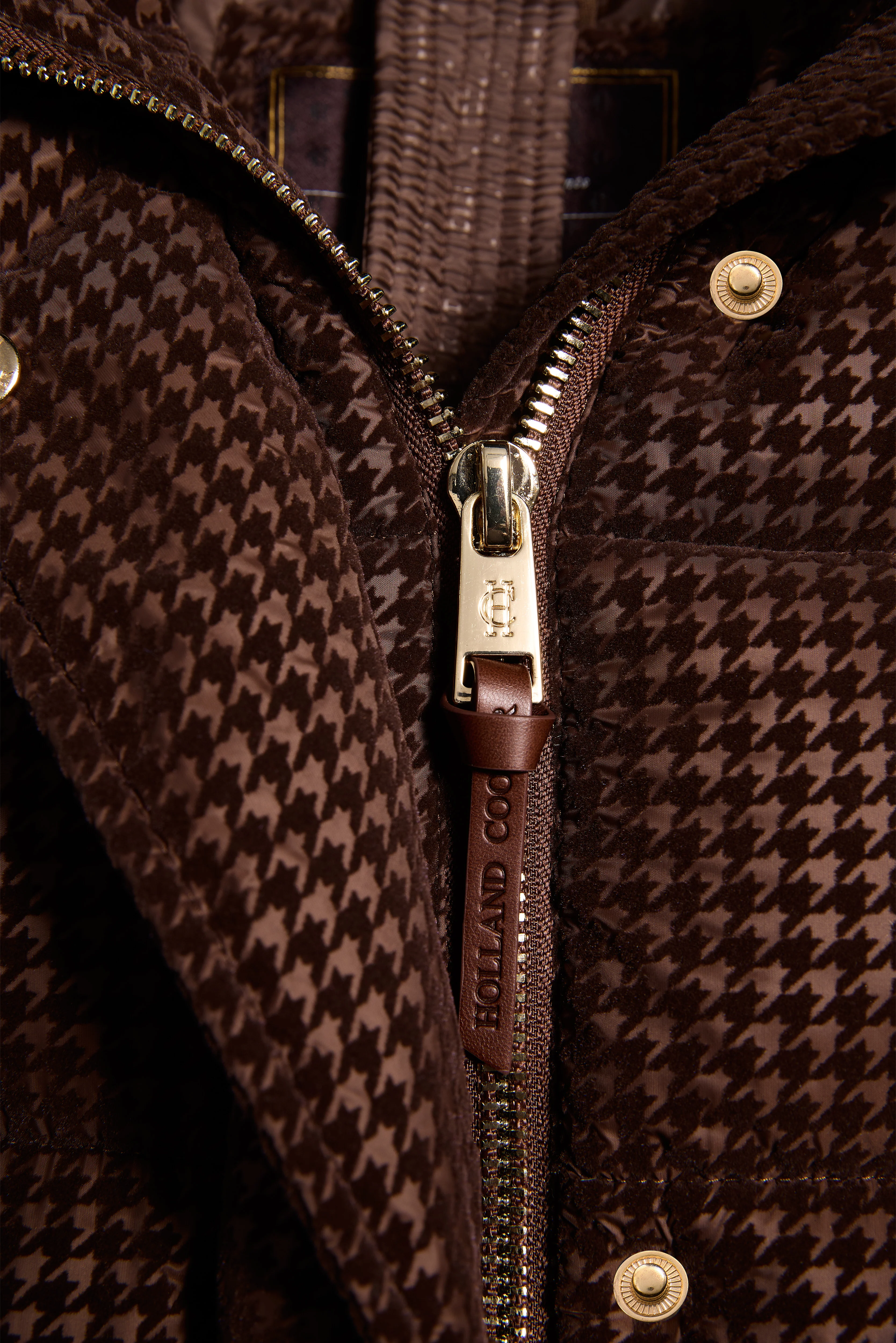 Crawford Longline Coat (Cocoa Mini Flock) - Image 9