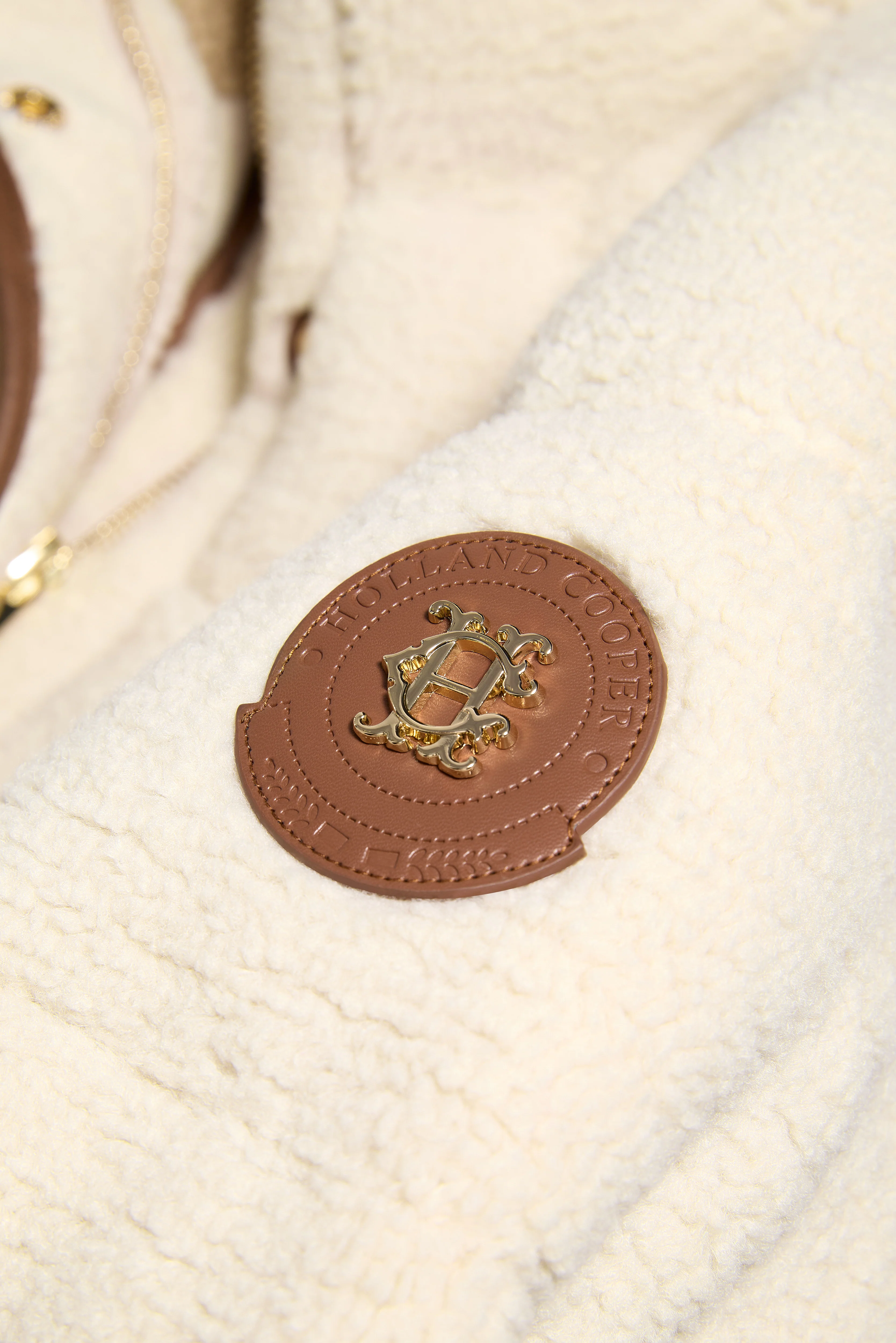 Crawford Longline Coat (Natural Borg) - Image 10