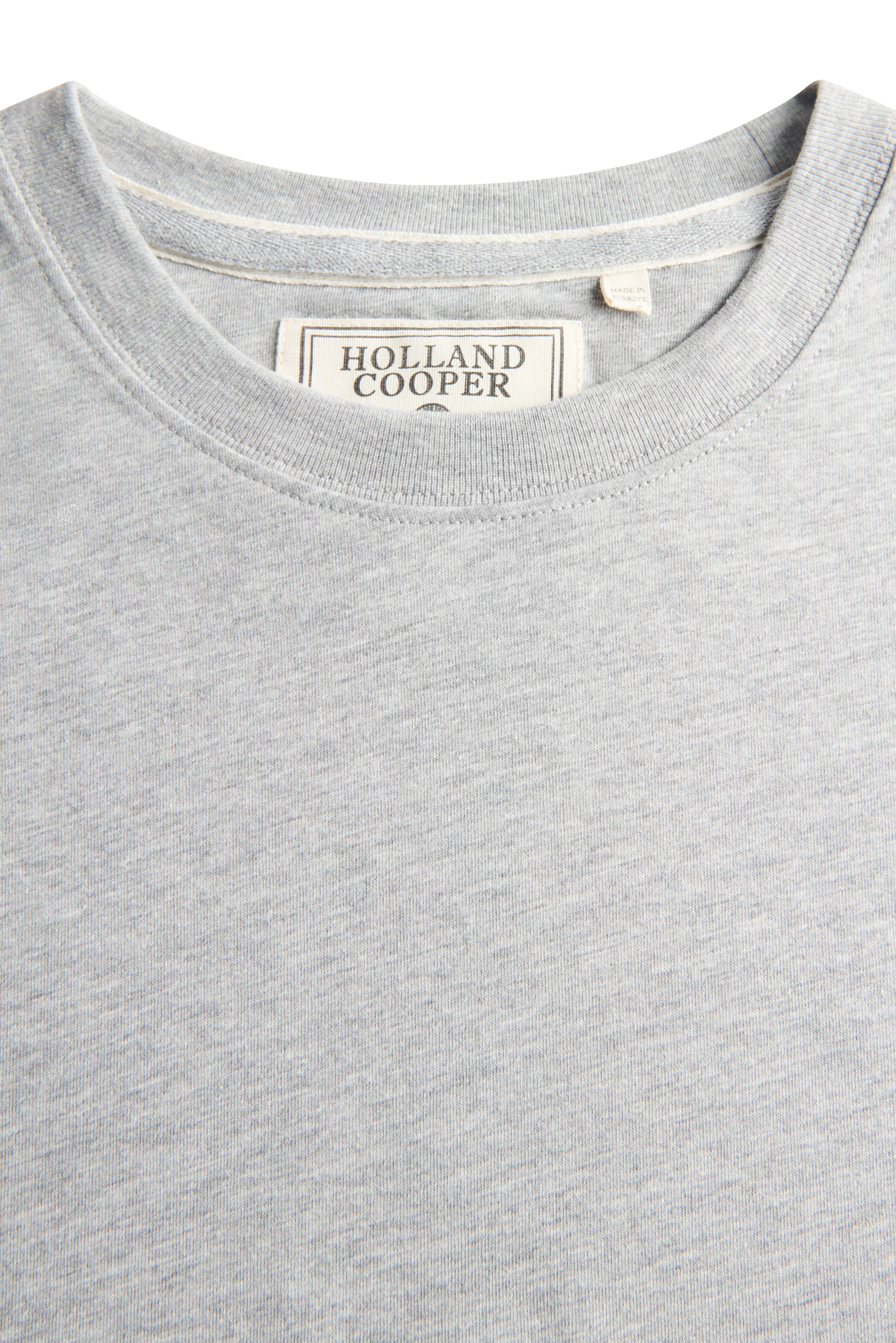 Men's Crew Neck T-Shirt (Grey Marl) - Image 7