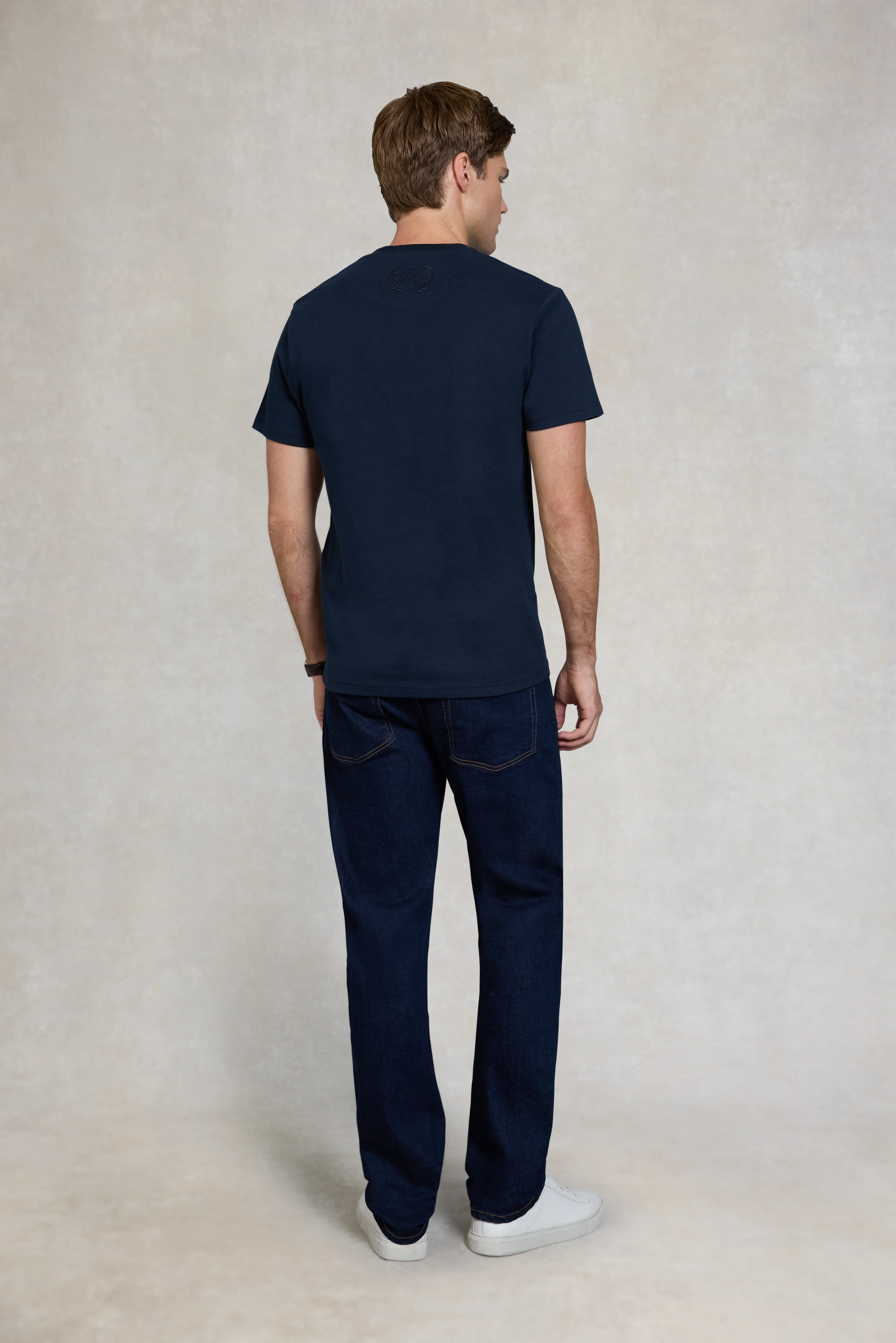 Men's Crew Neck T-Shirt (Ink Navy) - Image 5