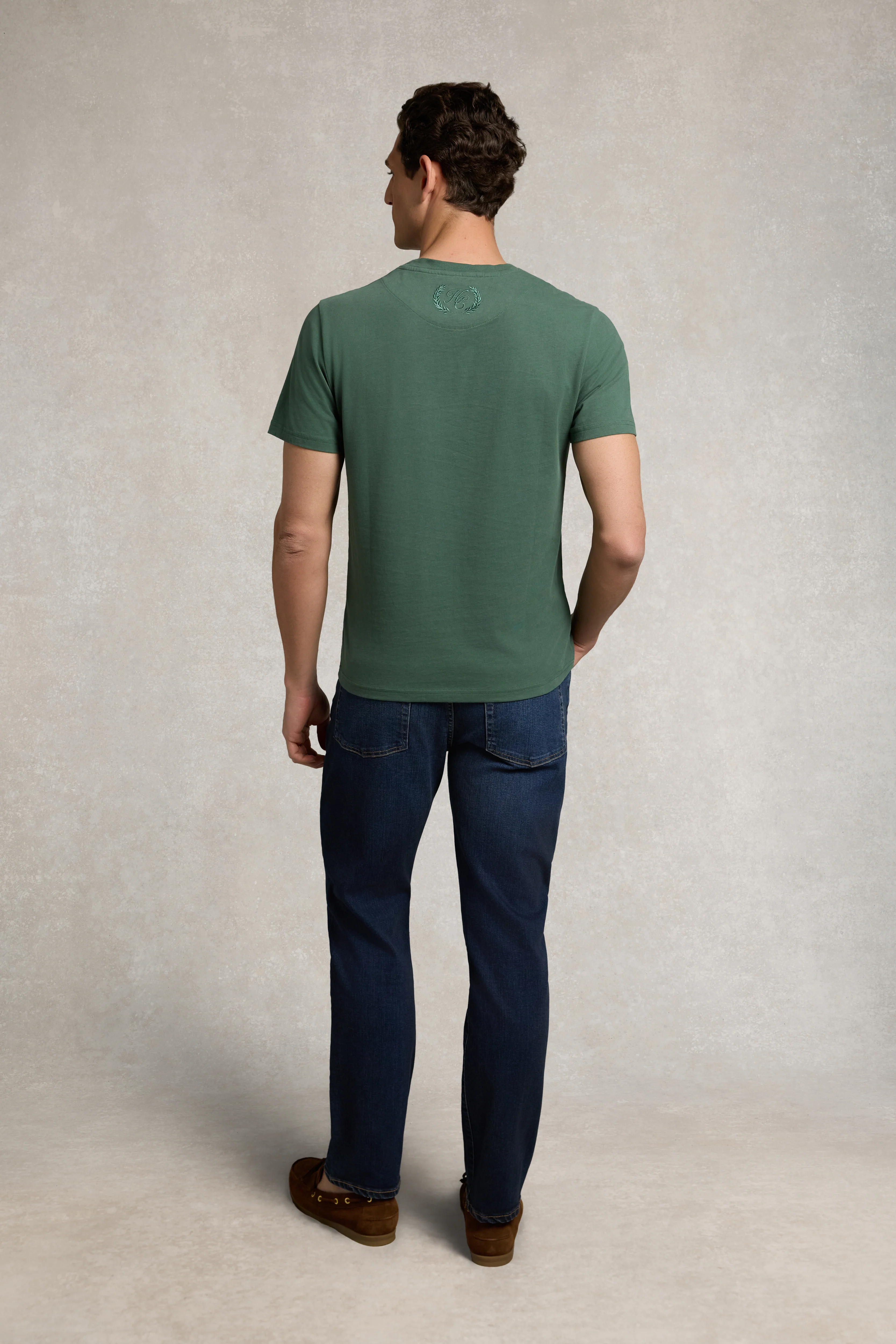 Men's Crew Neck T-Shirt (Washed Sage) - Image 5