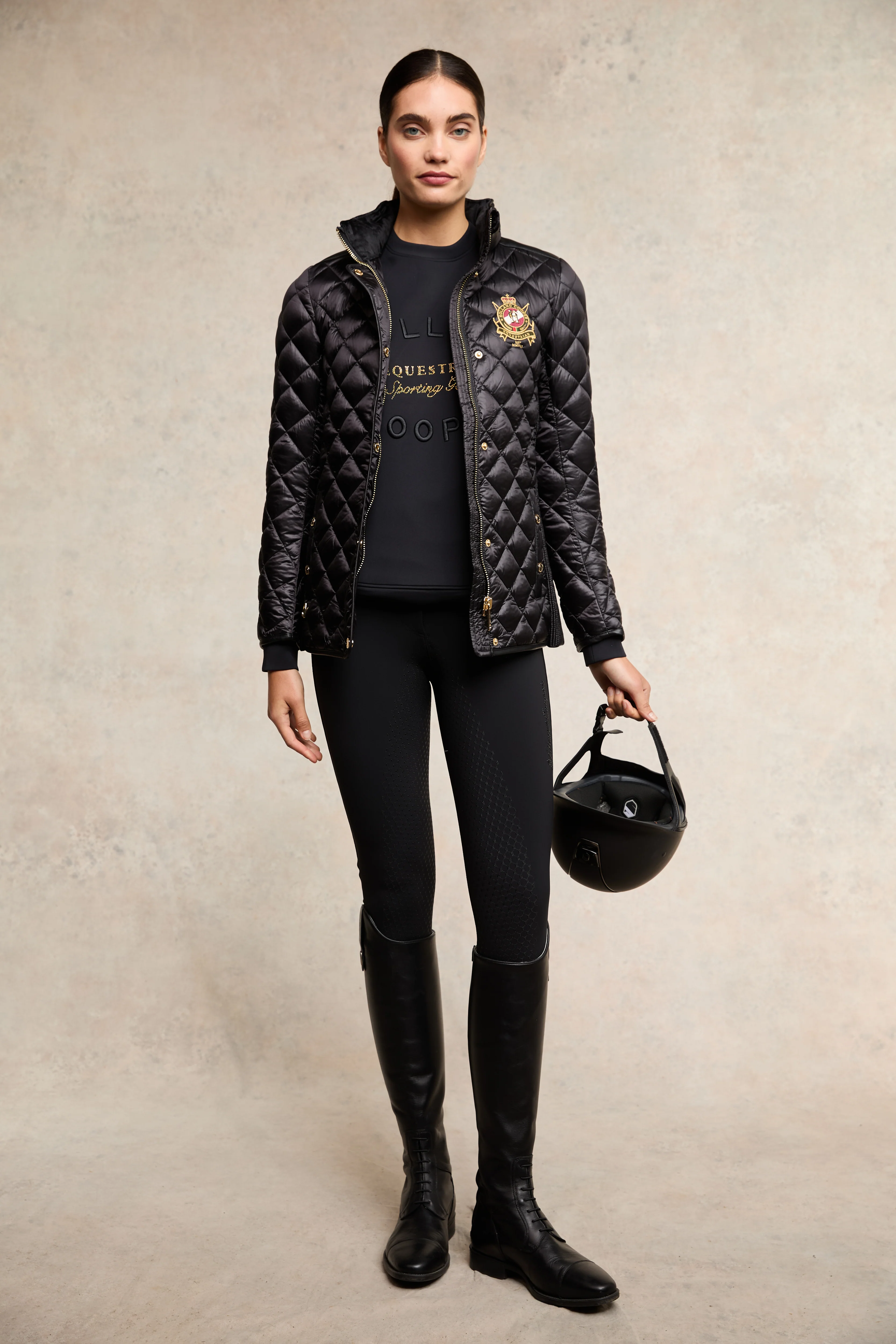 Crystal Crew Neck Sweat (Black) - Image 3