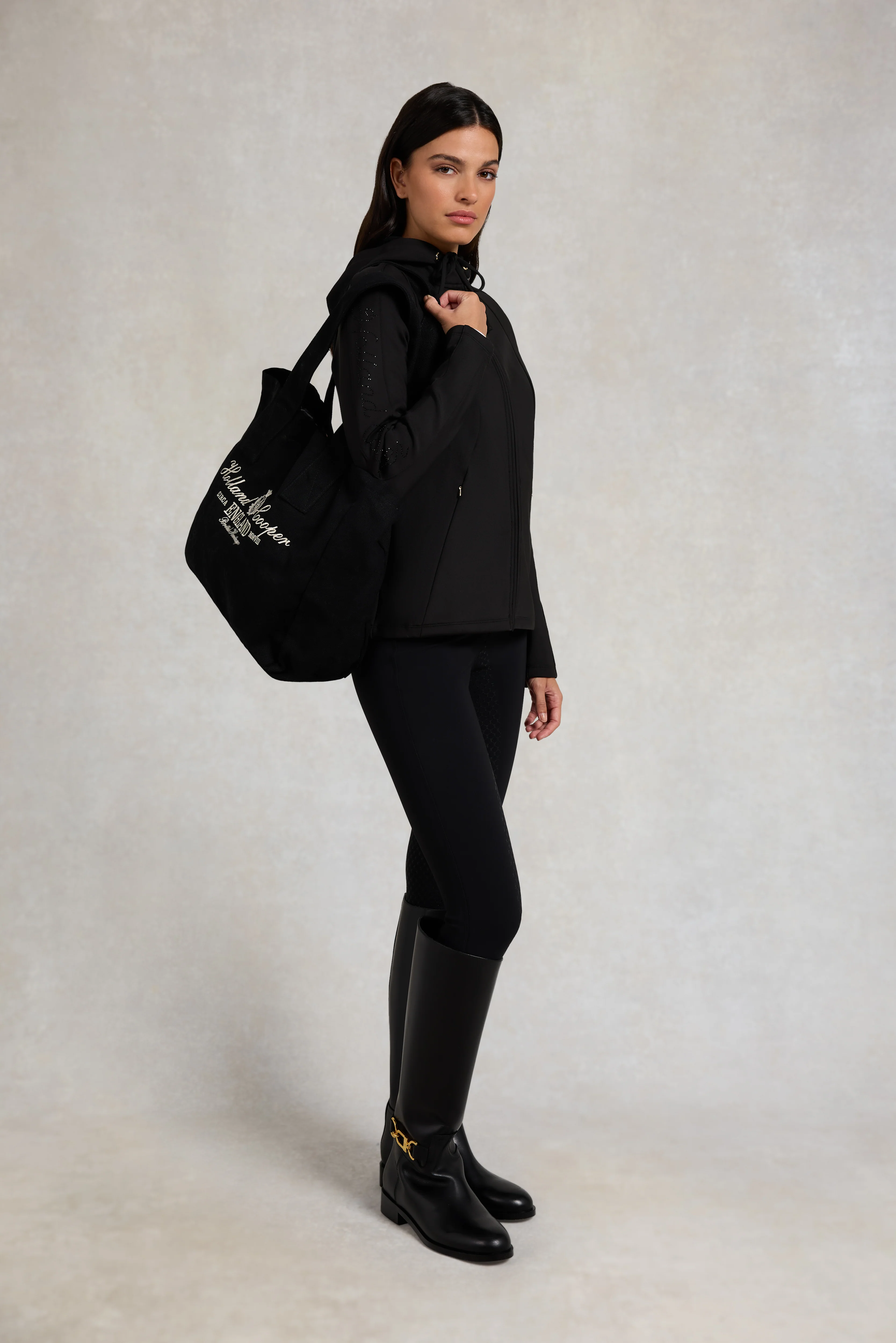 Crystal Zip Hoodie (Black) - Image 4