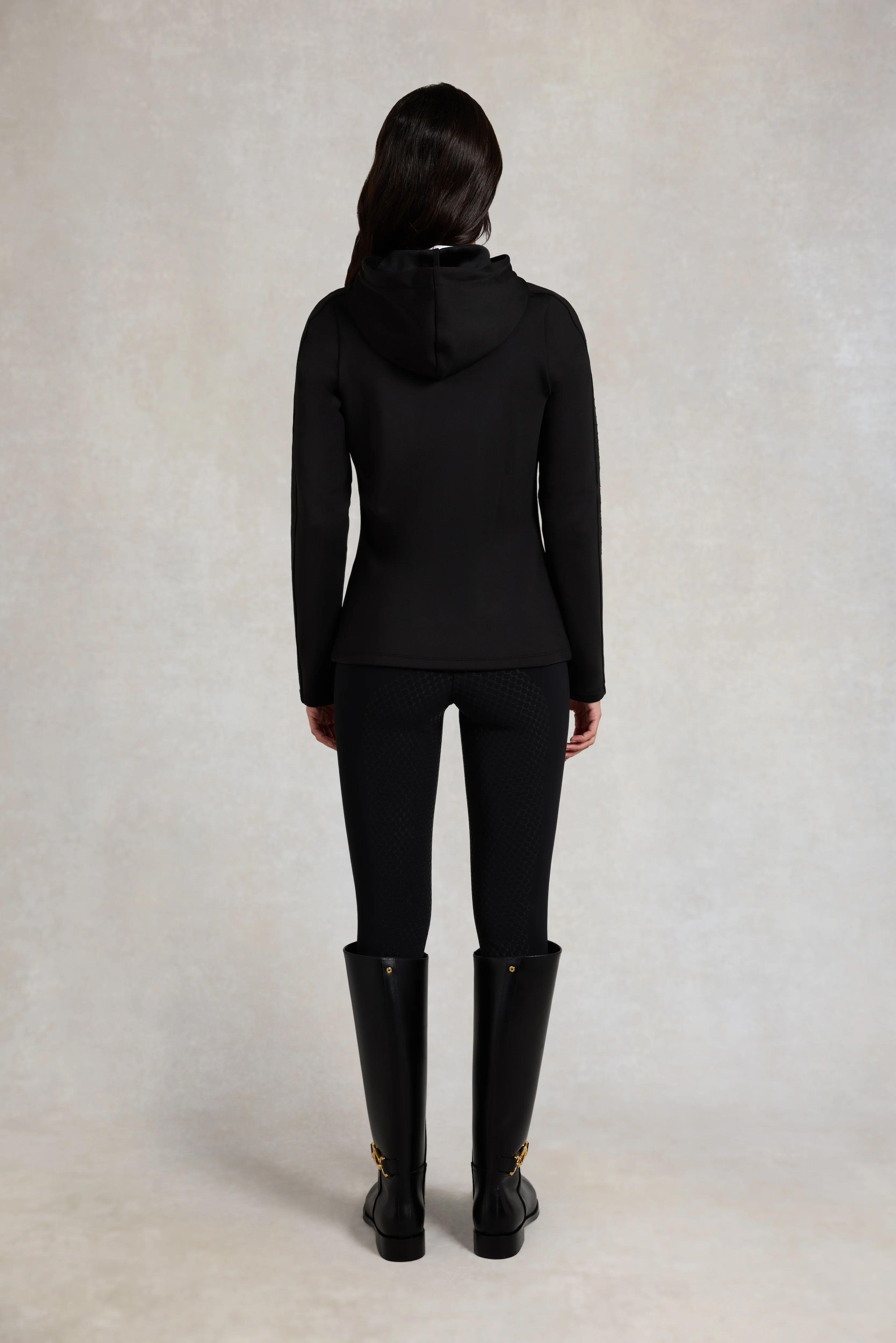 Crystal Zip Hoodie (Black) - Image 5