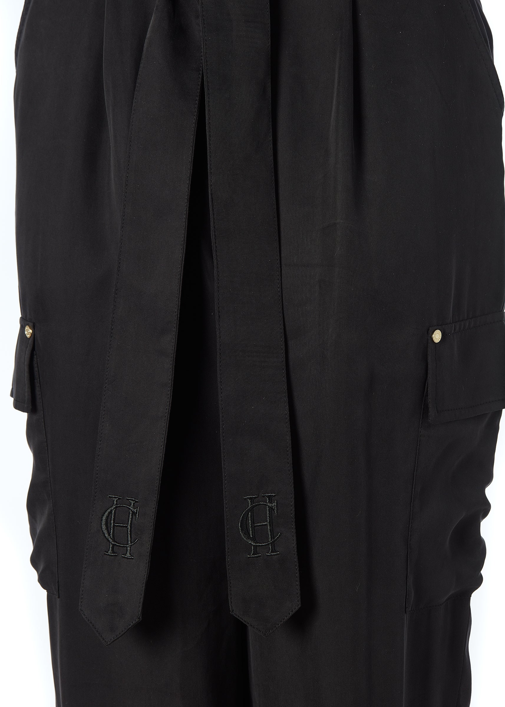Cupro Cargo Pant (Black) - Image 12