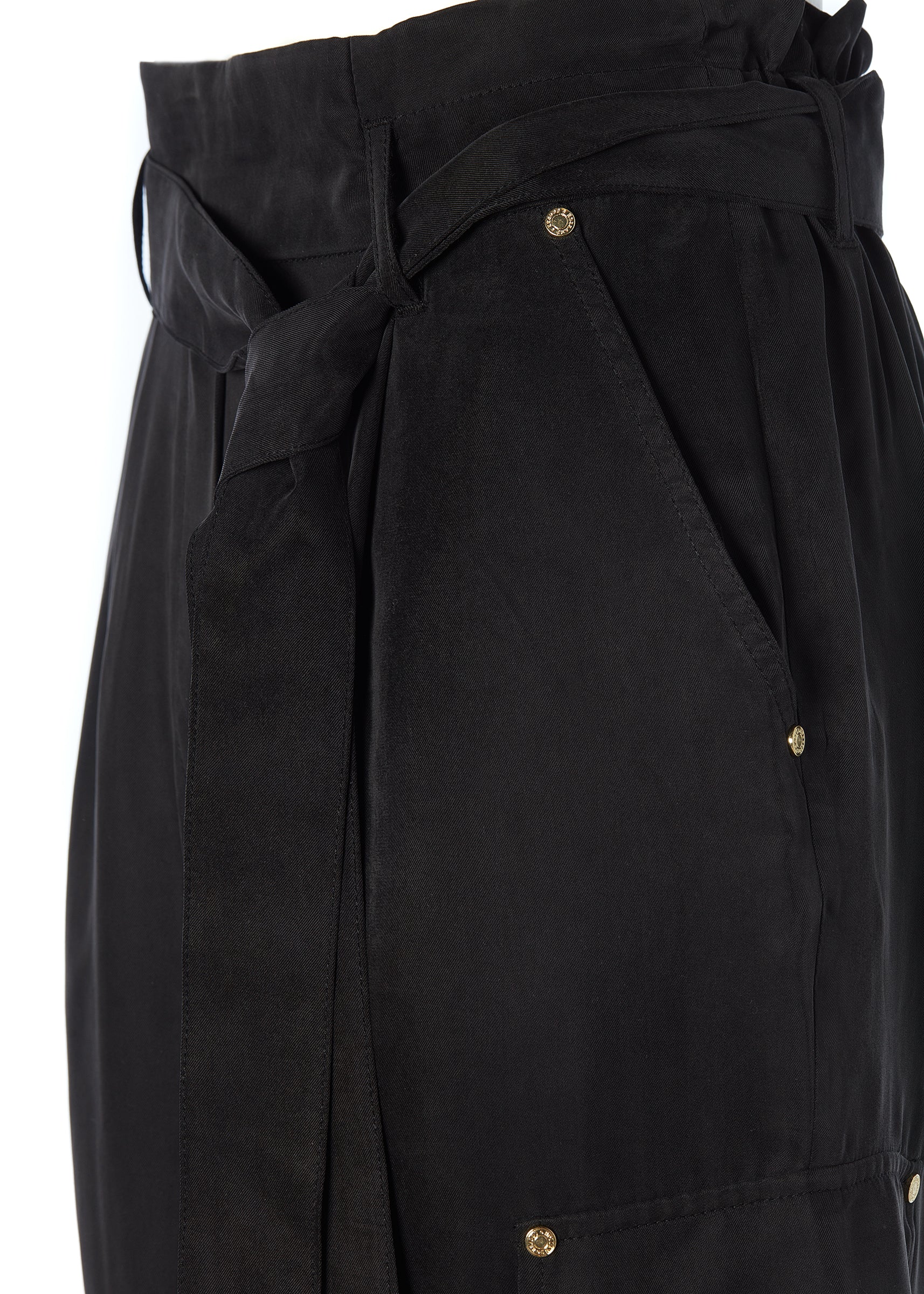 Cupro Cargo Pant (Black) - Image 7