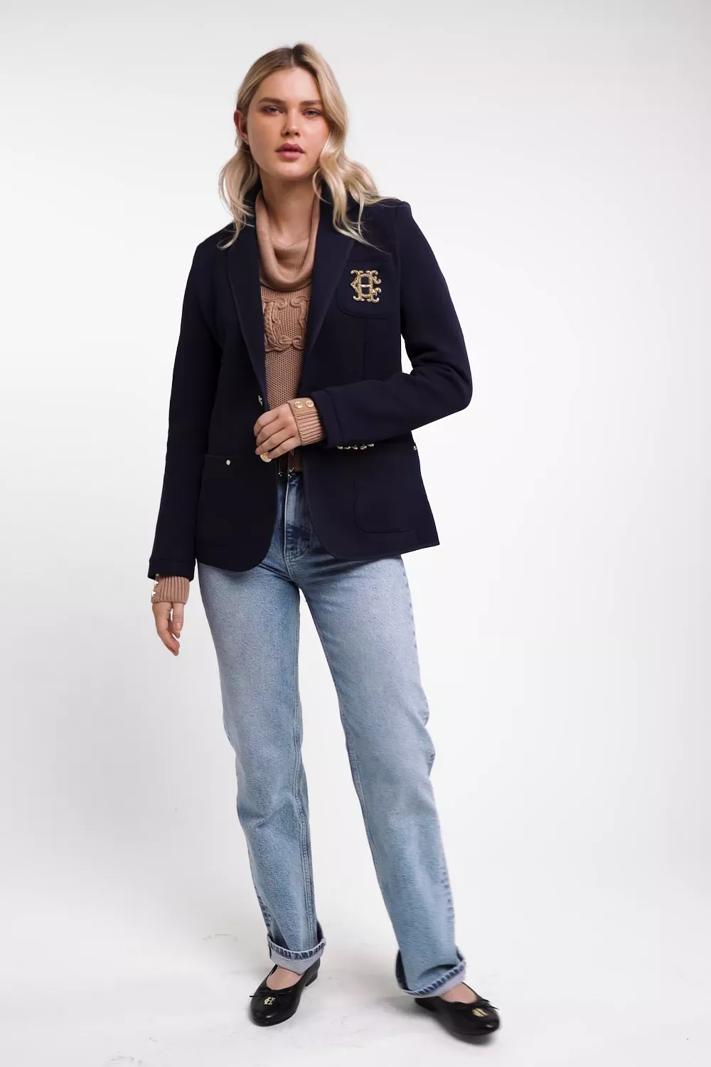 Daisy Roll Neck Knit (Camel) - Image 5