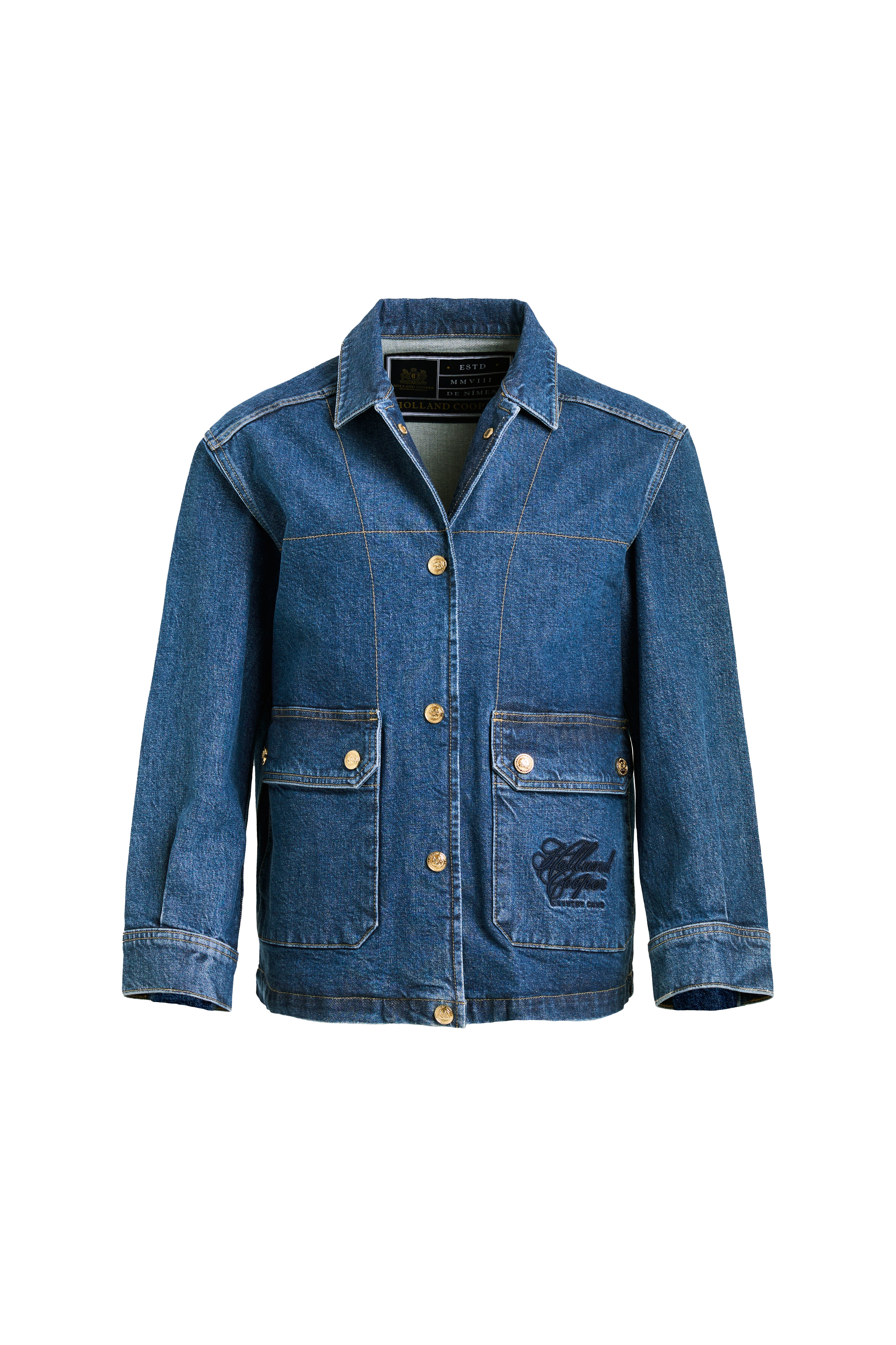 Denim Chore Jacket (Vintage Indigo) - Image 4