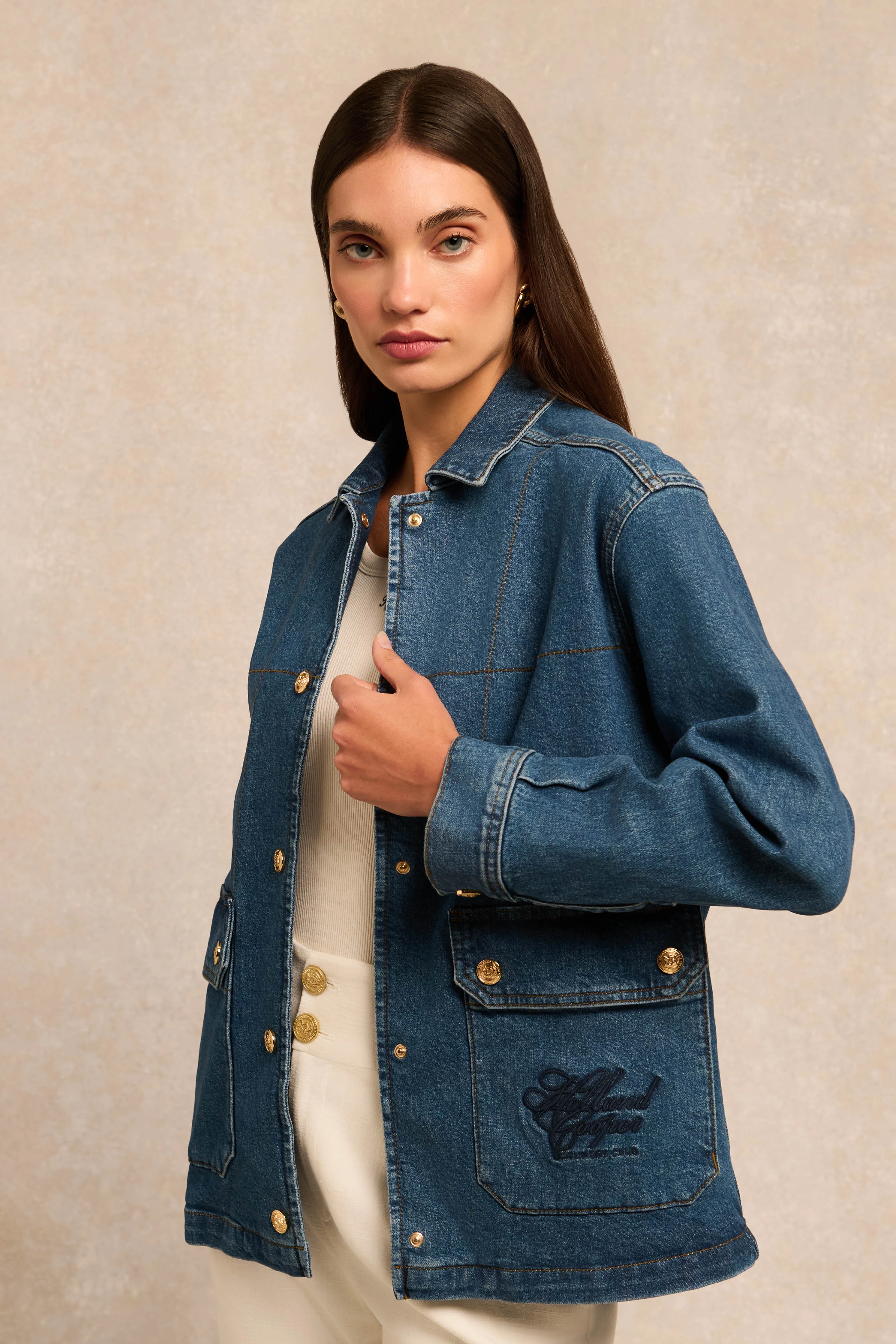 Denim Chore Jacket (Vintage Indigo) - Image 7