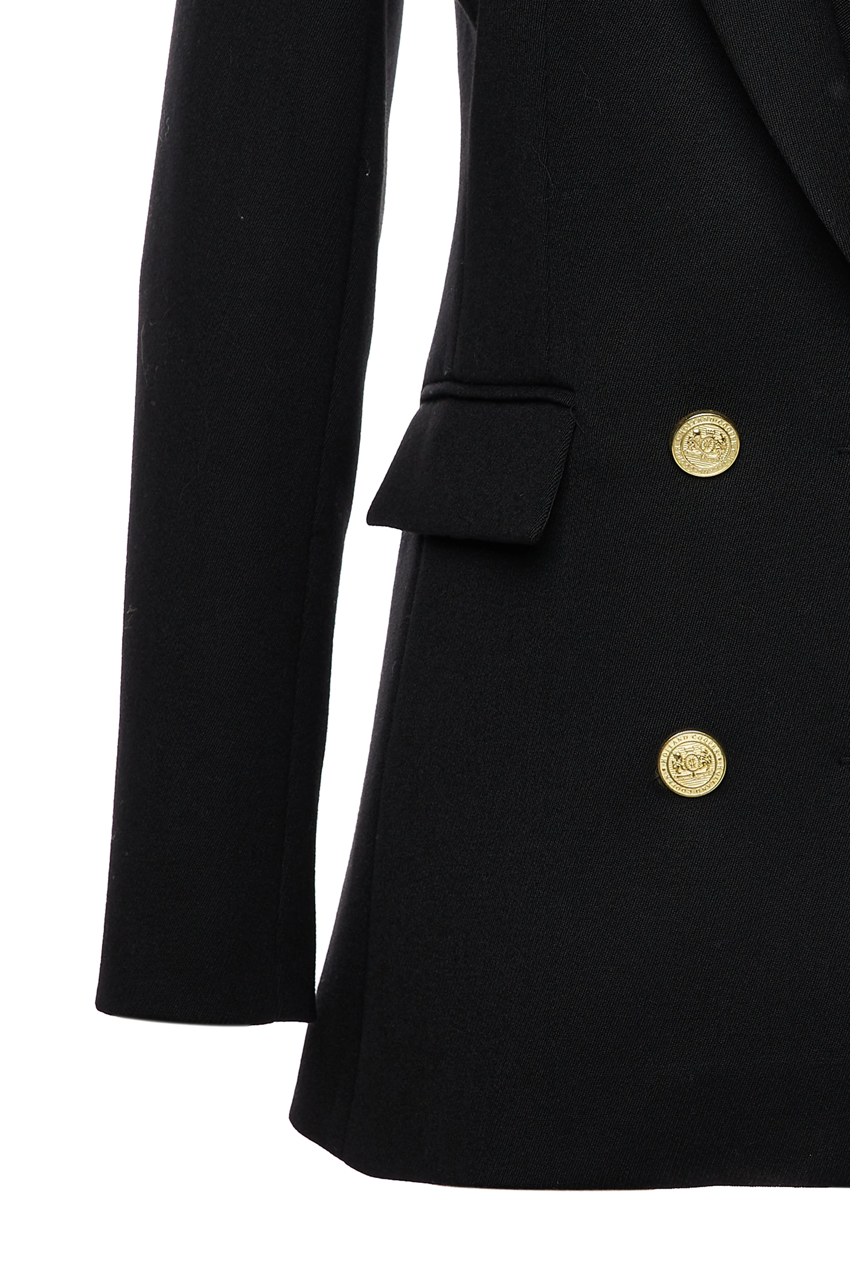 Double Breasted Blazer (Black Linen) - Image 8