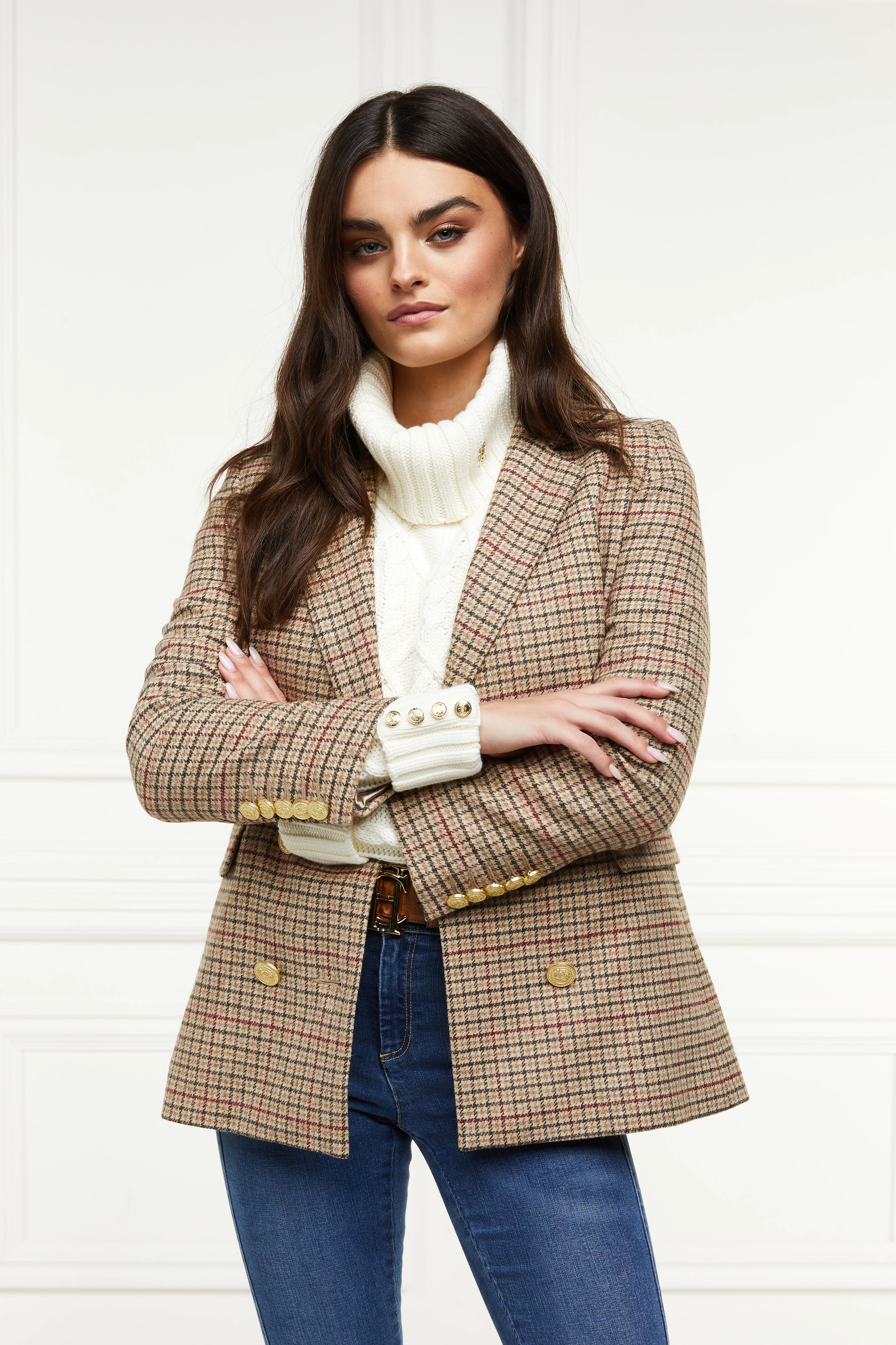 Double Breasted Blazer (Charlton Tweed) - Image 2