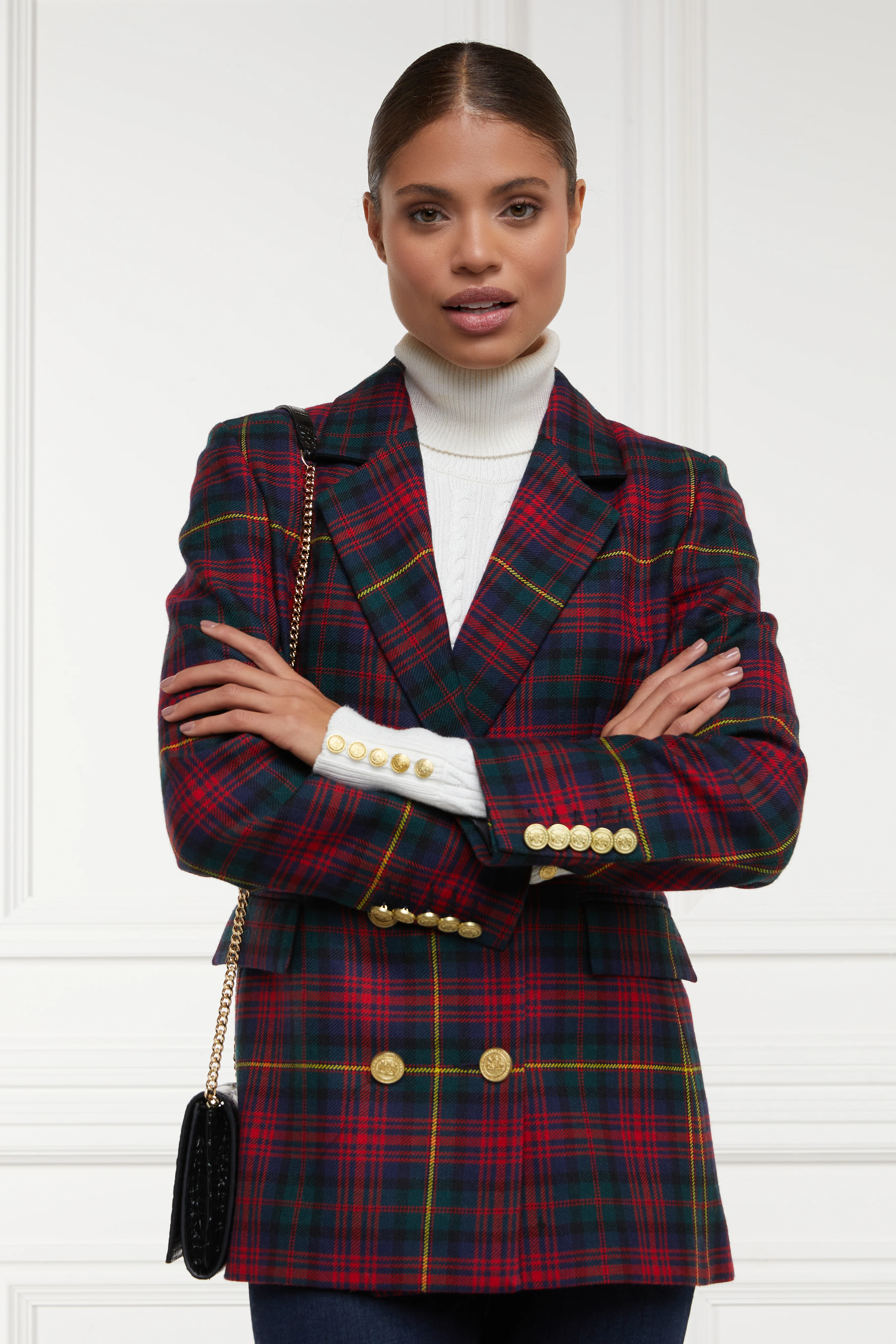 Double Breasted Blazer (Logan Tartan) - Image 3